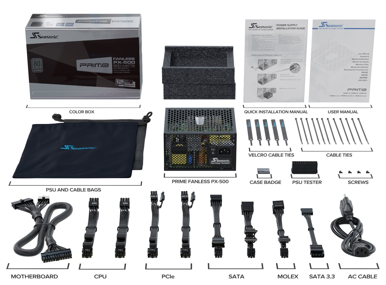 Seasonic PRIME Fanless PX-500