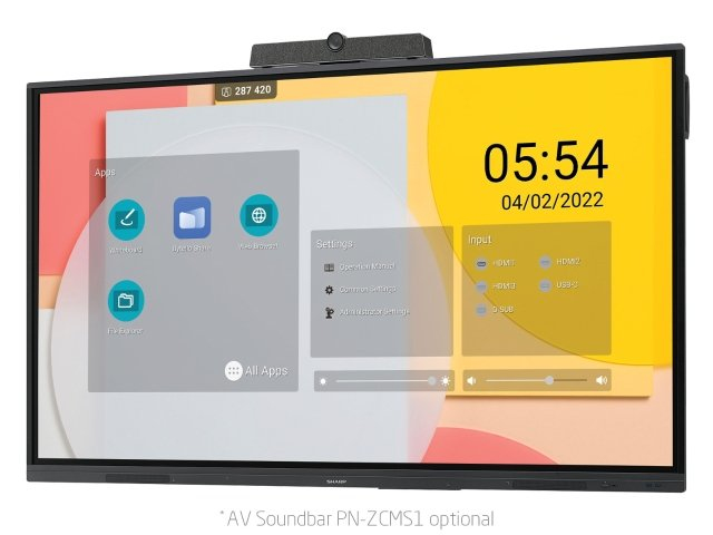 NEC Sharp Display Interaktiv PNL862B