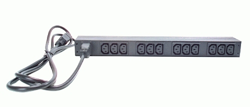 APC AP9565 - Rack PDU, Basic, 1U, 16A, 208/230V, (12)C13
