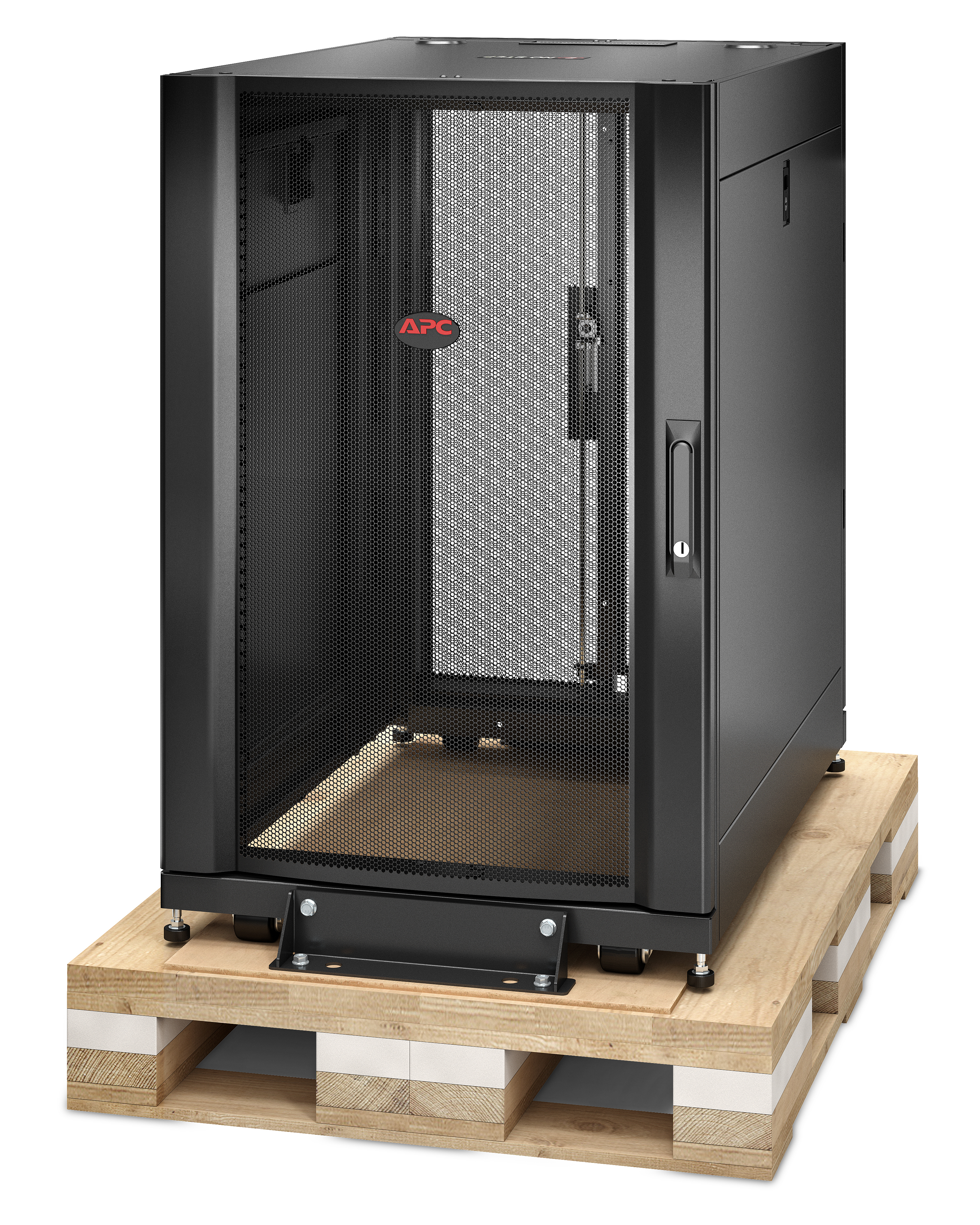 APC AR3006SP - NetShelter SX 18U Server Rack Enclosure 600mm x 900mm w/ Sides Black Shock Packaging