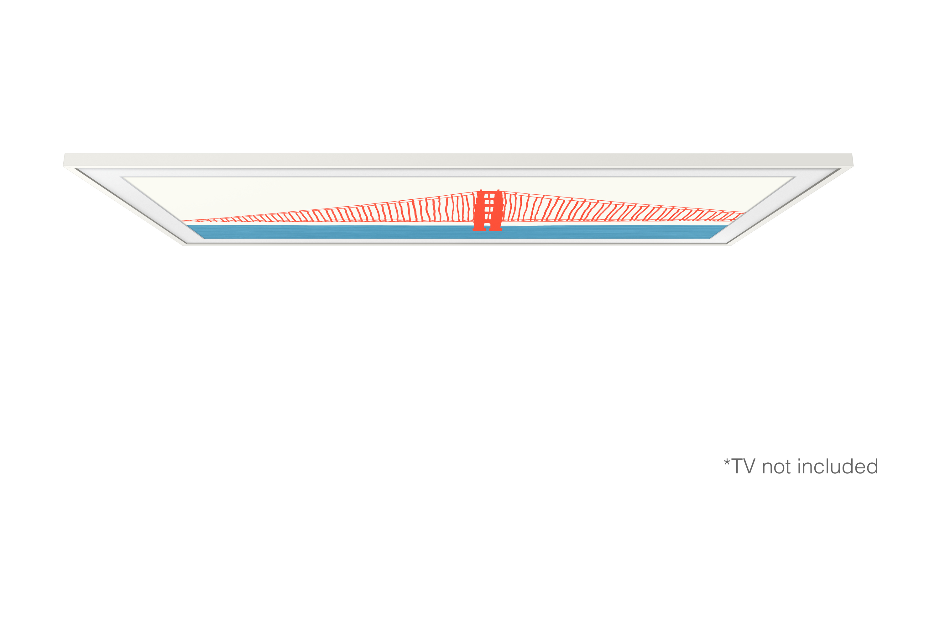 Samsung TV Z Wechselrahmen weiß für 65" Frame-TV