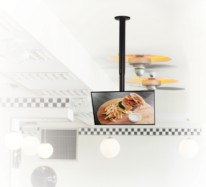 B-TECH Deckenhalter für Displays  BT8423/B   60-95cm verstellbar