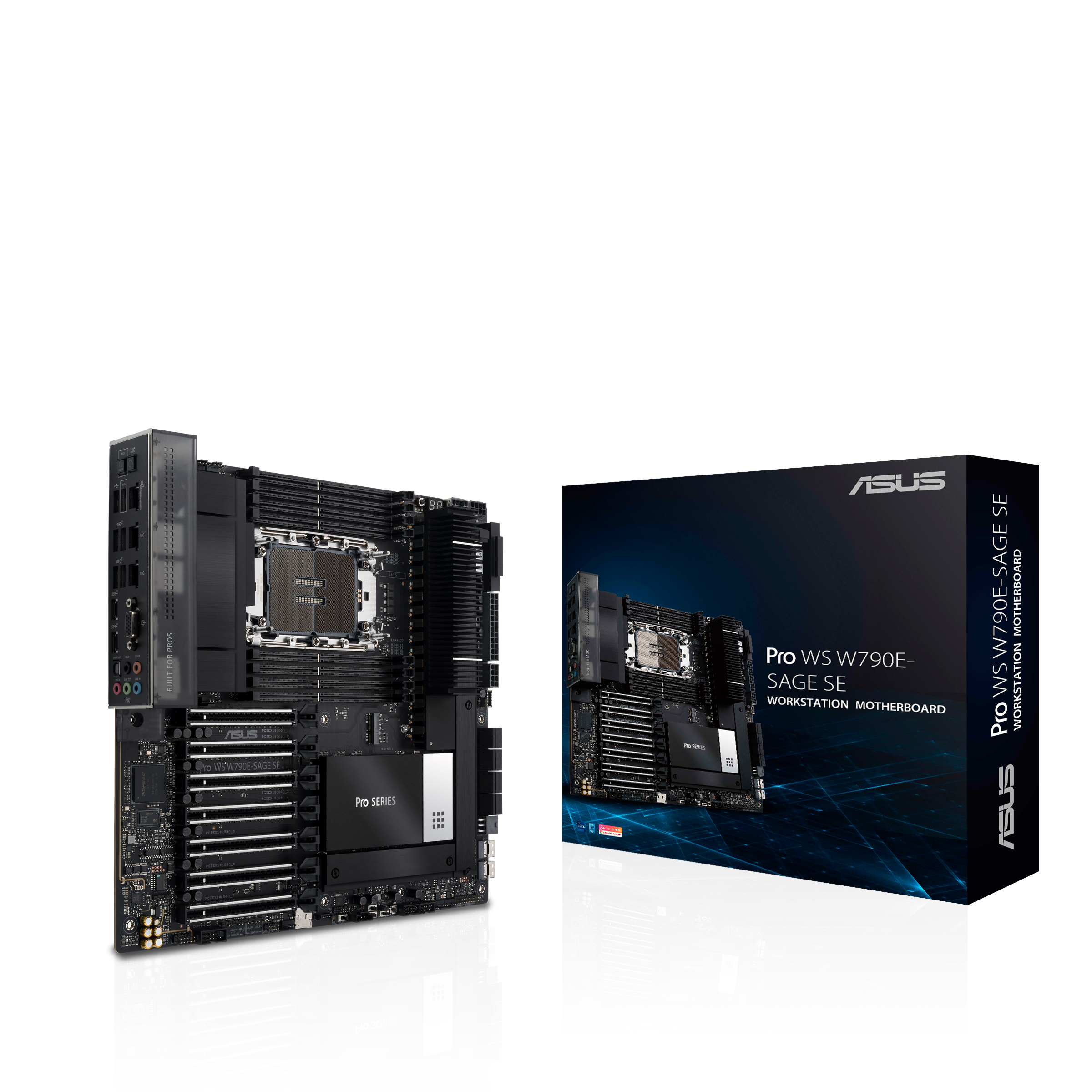 MB ASUS Workstation LGA4677 Pro WS W790E-SAGE SE  2x 10GB W790 Chipsatz | 1 x Intel Xeon W3400/2400 (SSI/EEB) ++