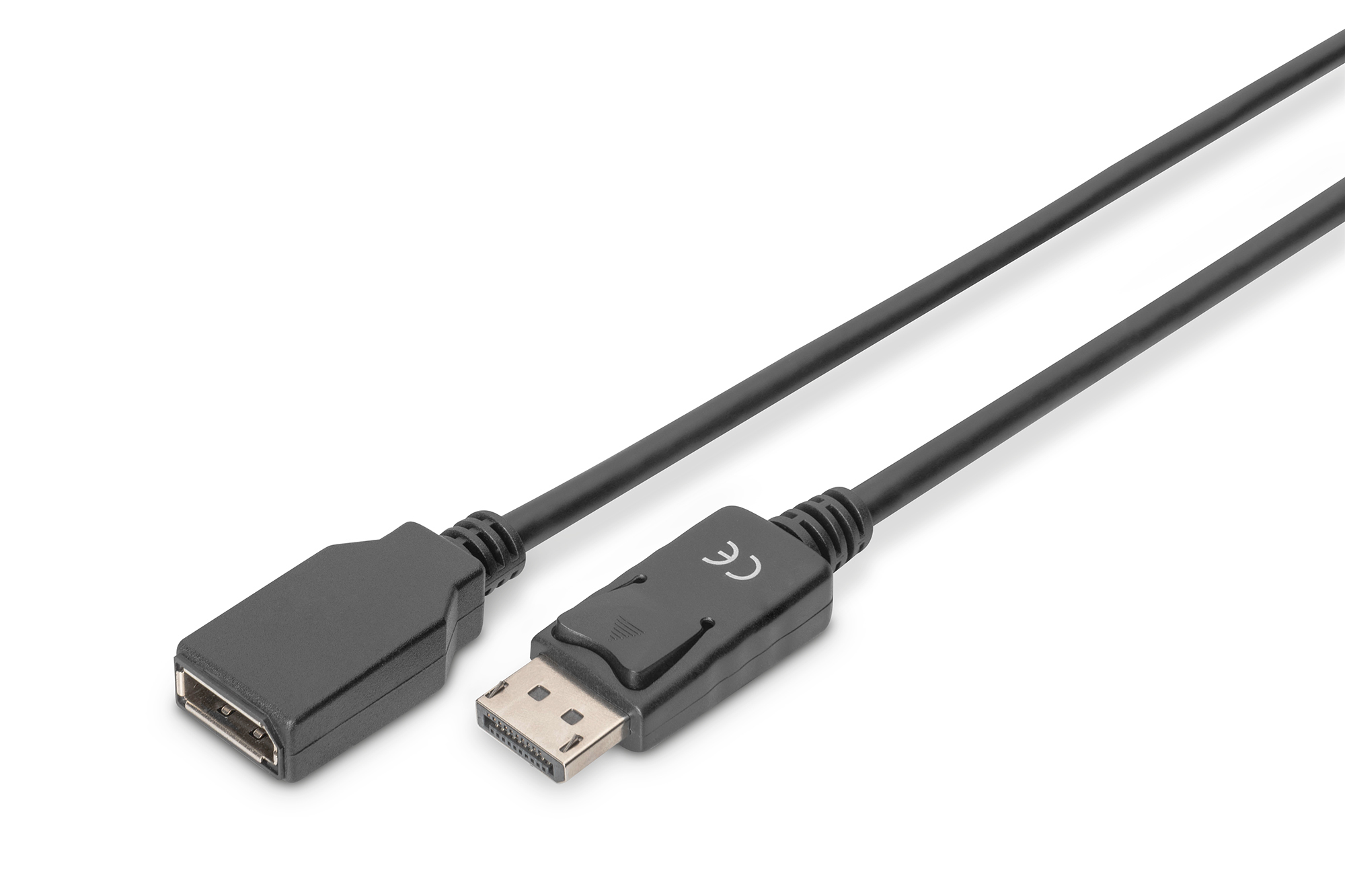 DIGITUS AK-340200-020-S DisplayPort Verlängerungskabel, DP St/Bu,2.0m