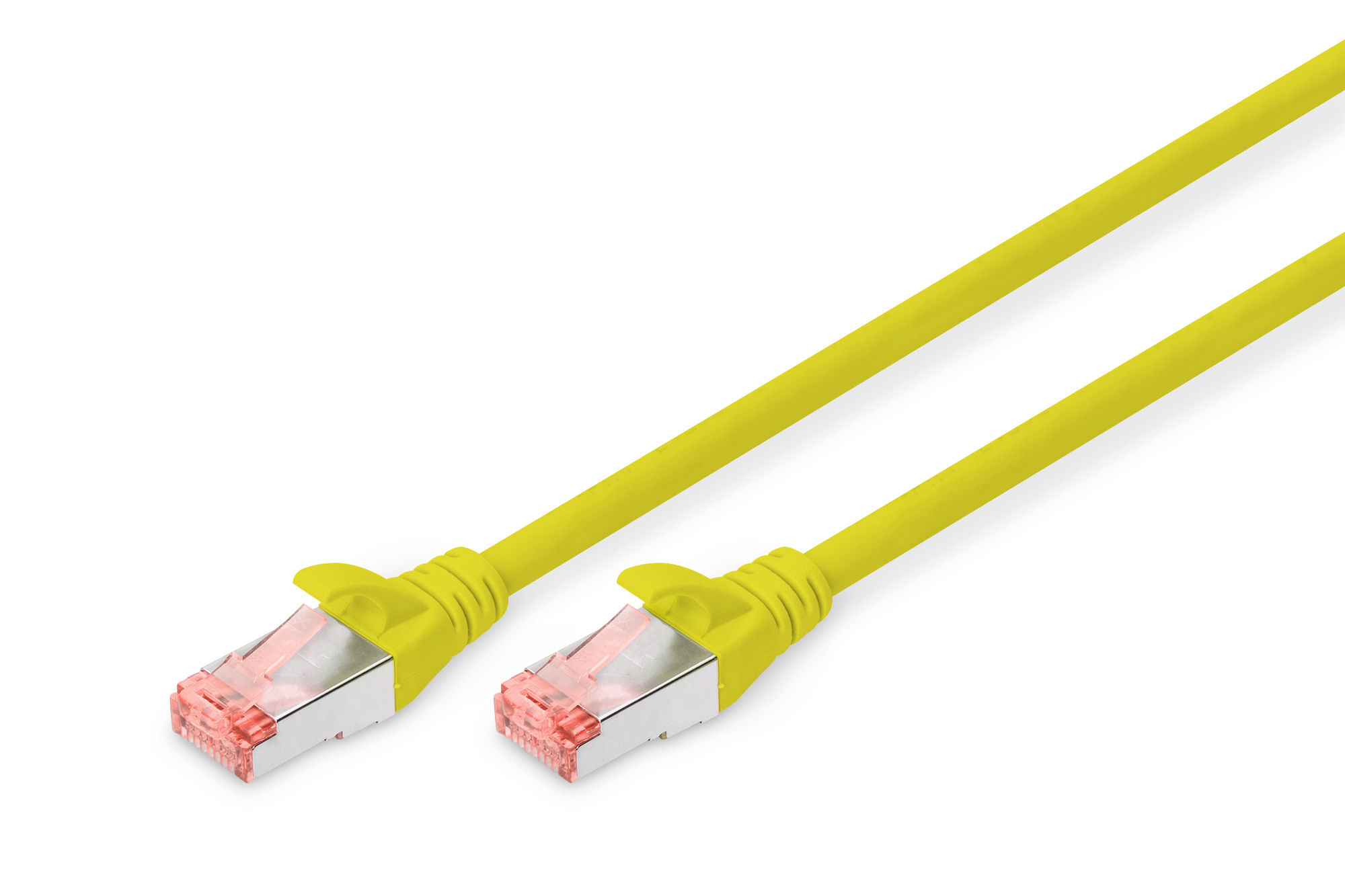 DIGITUS Patchkabel CAT 6 S-FTP, Länge 1 m, Farbe Gelb