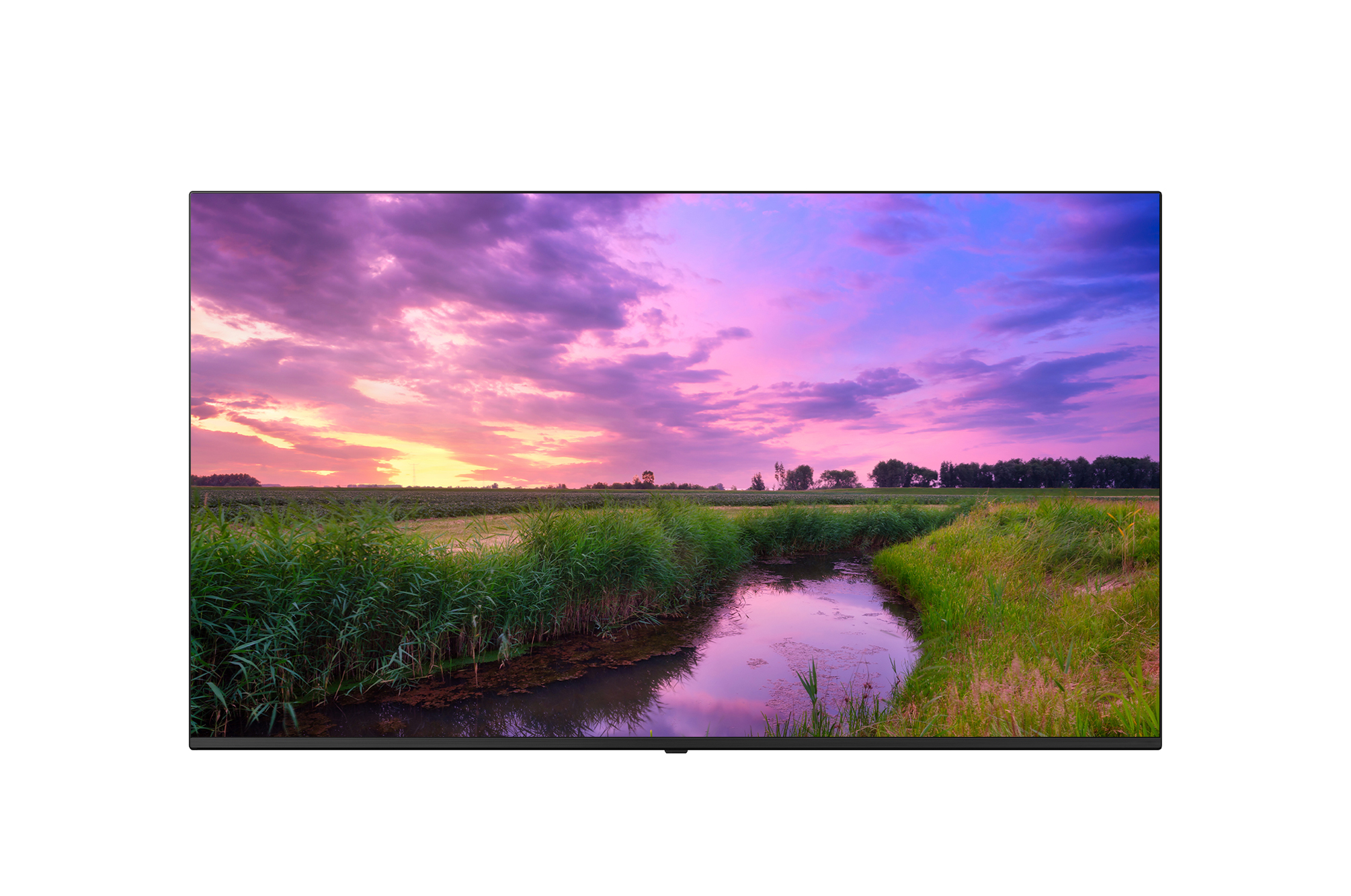 Graben, Draußen, Feld, Himmel, Gras