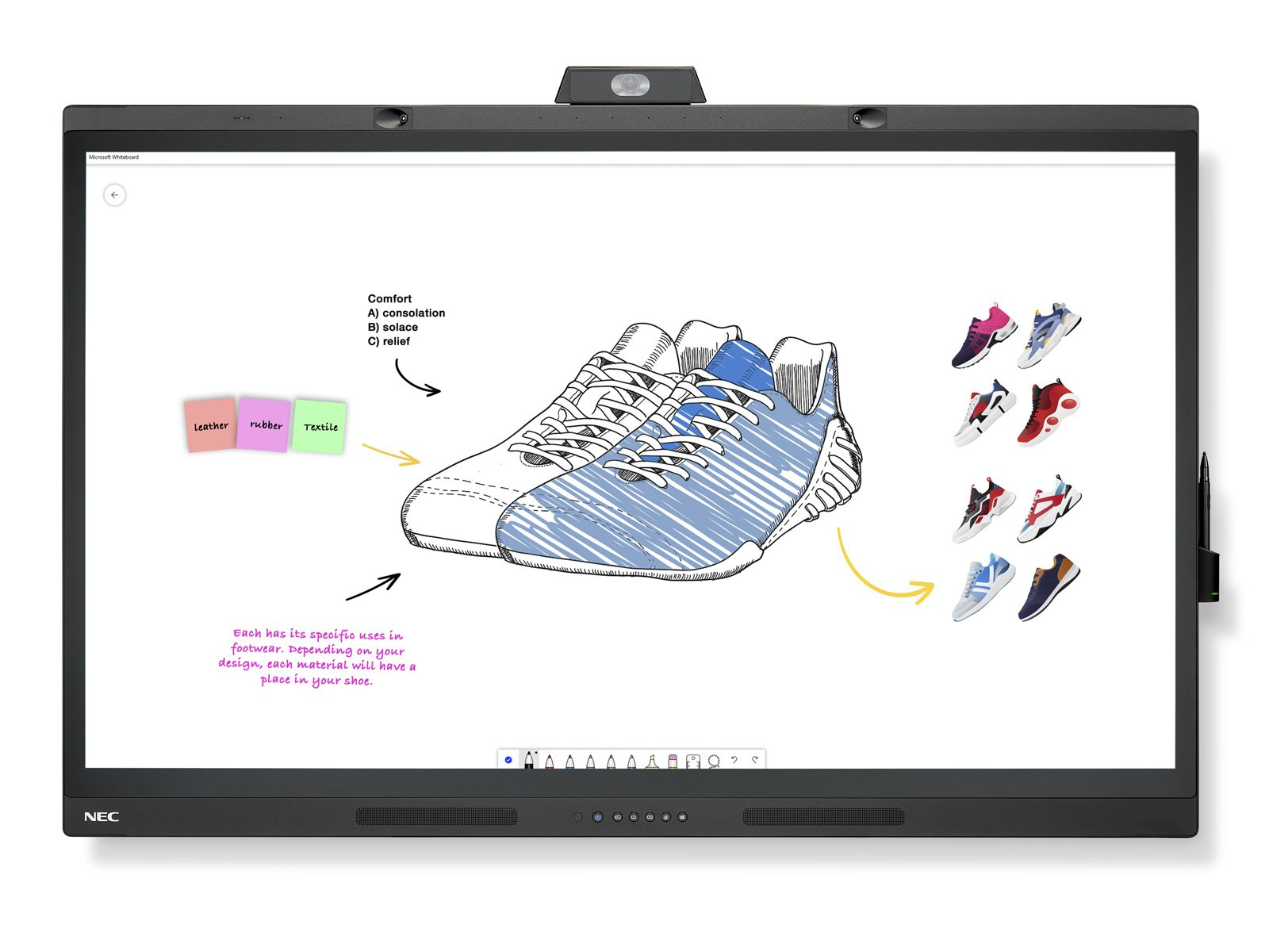 NEC Large Format Display WD551 A-Ware mit Kartonageschäden
