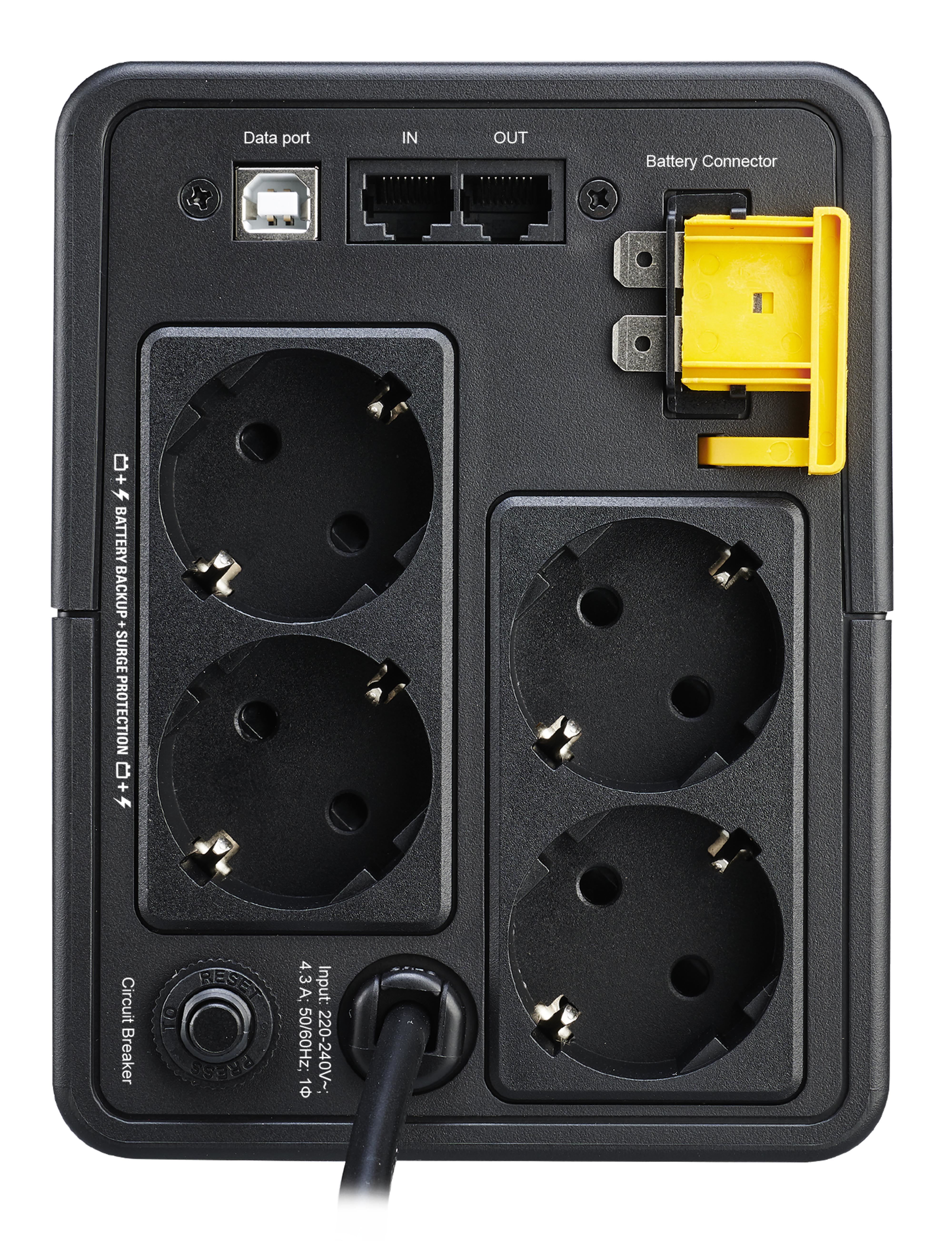 APC BX950MI-GR - Back-UPS 950VA, 230V, AVR, Schuko Sockets