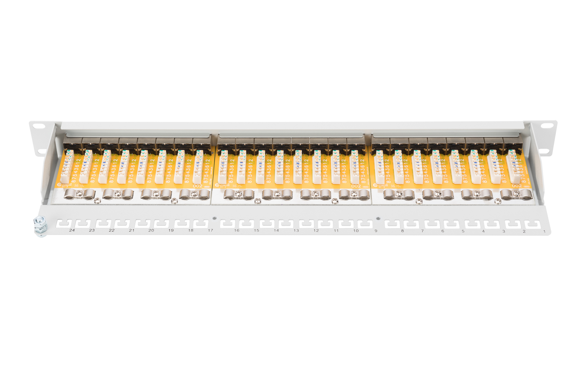 DIGITUS DN-91624S Patch Panel CAT 6 geschirmt 24-port RJ45