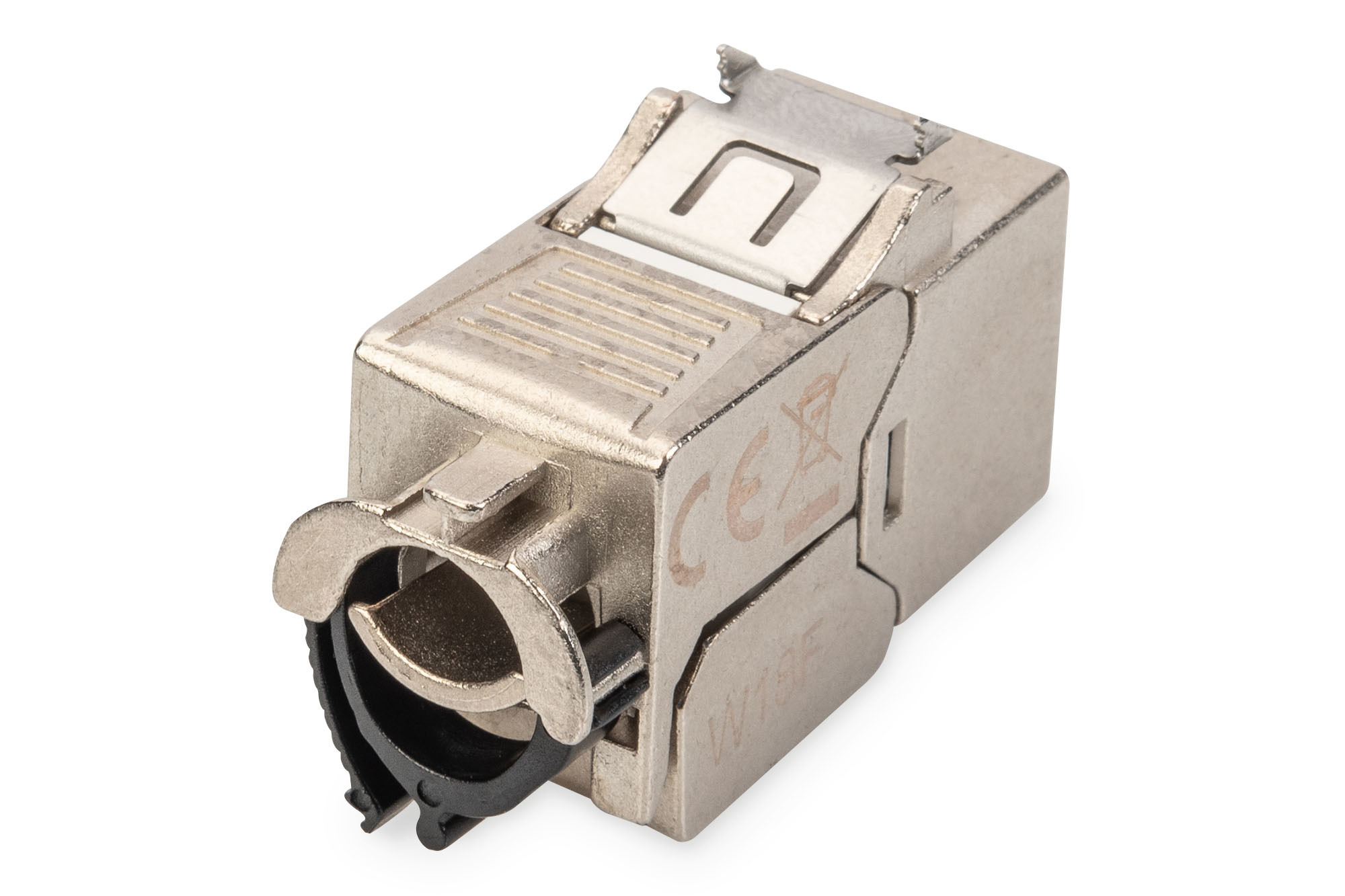 DIGITUS DN-93619-24 CAT 6A Keystone Modul, geschirmt mit intelligentem Kabelmanager, Set (24 Stück)