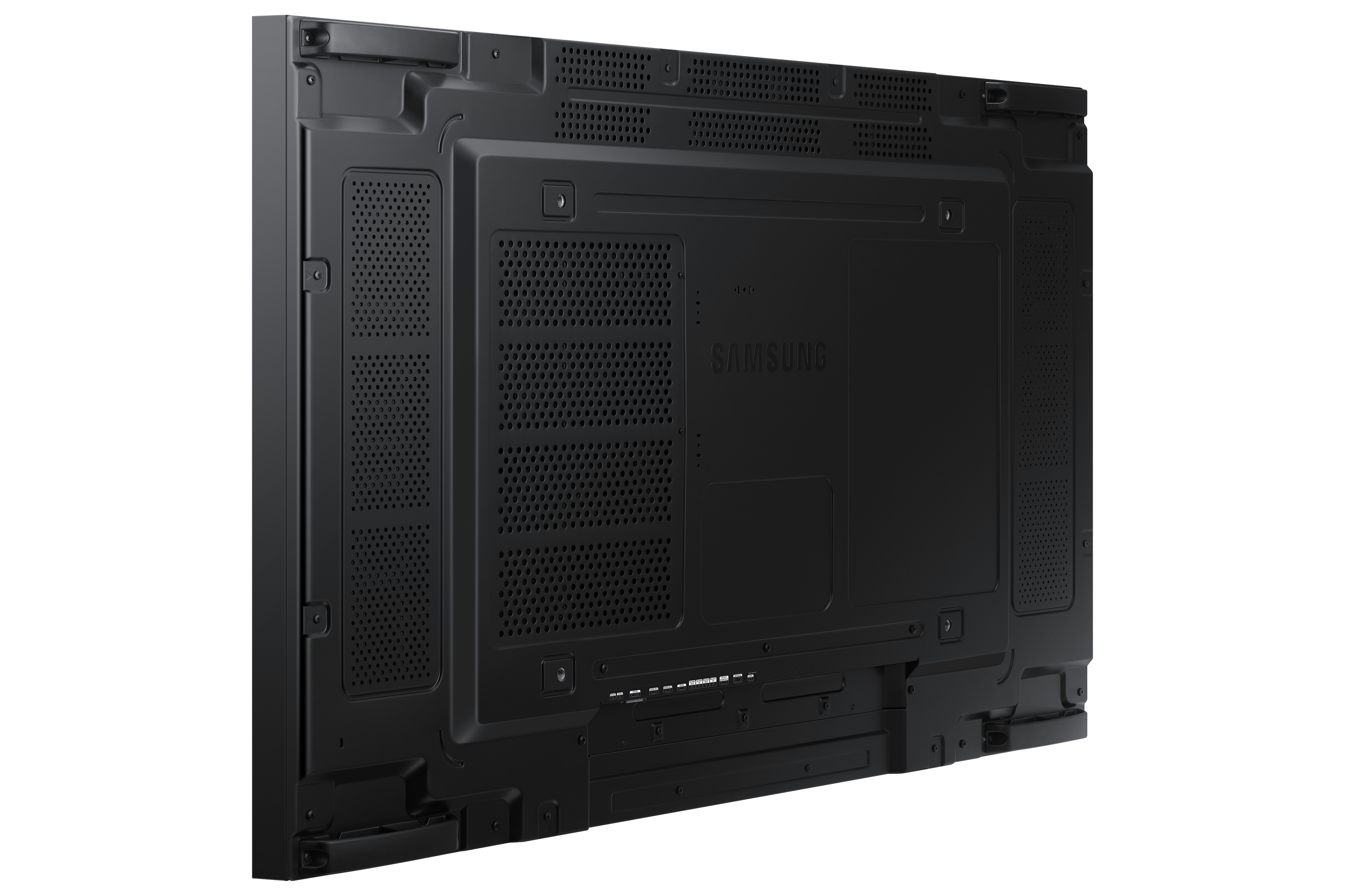 Fernseher, LED-Rückseite, Belüftung, Perforiertes Panel, HDMI-Eingangsbereich
