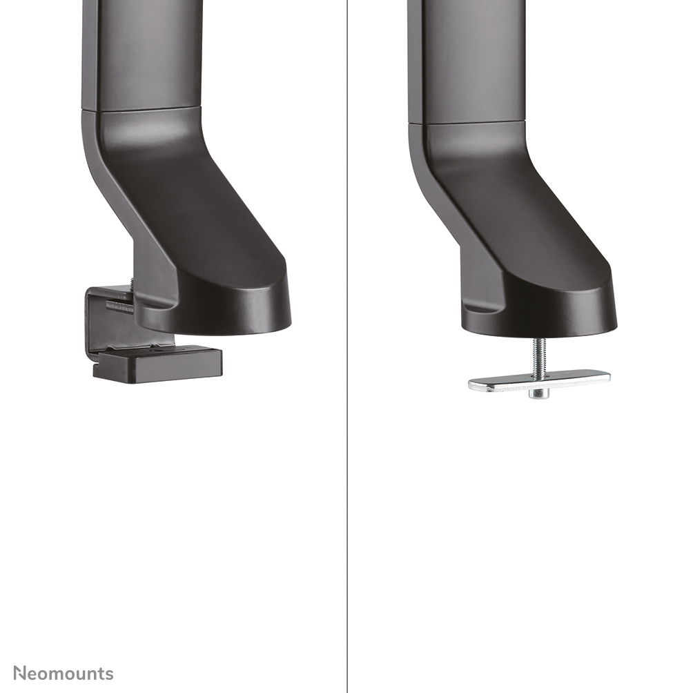 Neomounts Monitor-Tischhalterung - Klemme /Bolzen - 7 kg - 25,4 cm (10 Zoll) - 68,6 cm (27 Zoll) - 100 x 100 mm - Schwarz