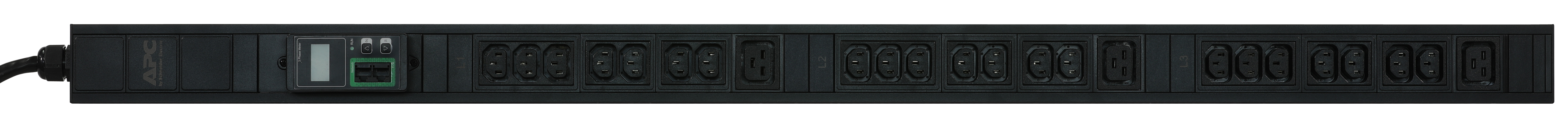 APC EPDU1216M - Easy PDU Metered Zero U 11 kW 230V (21) C13  (3) C19 IEC309