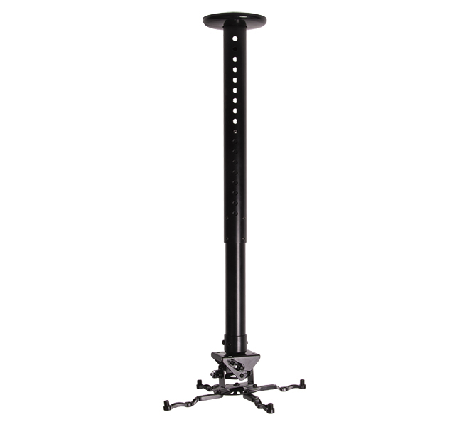 B-TECH SYSTEM 2 - Projector Ceiling Mount with Micro-adjustment - 0.6m to 1m Ø50mm Pole BT899-AD/B B-TECH SYSTEM 2 - Projector Ceiling Mount with Micro-adjustment - 0.6m to 1m Ø50mm Pole BT899-AD/B