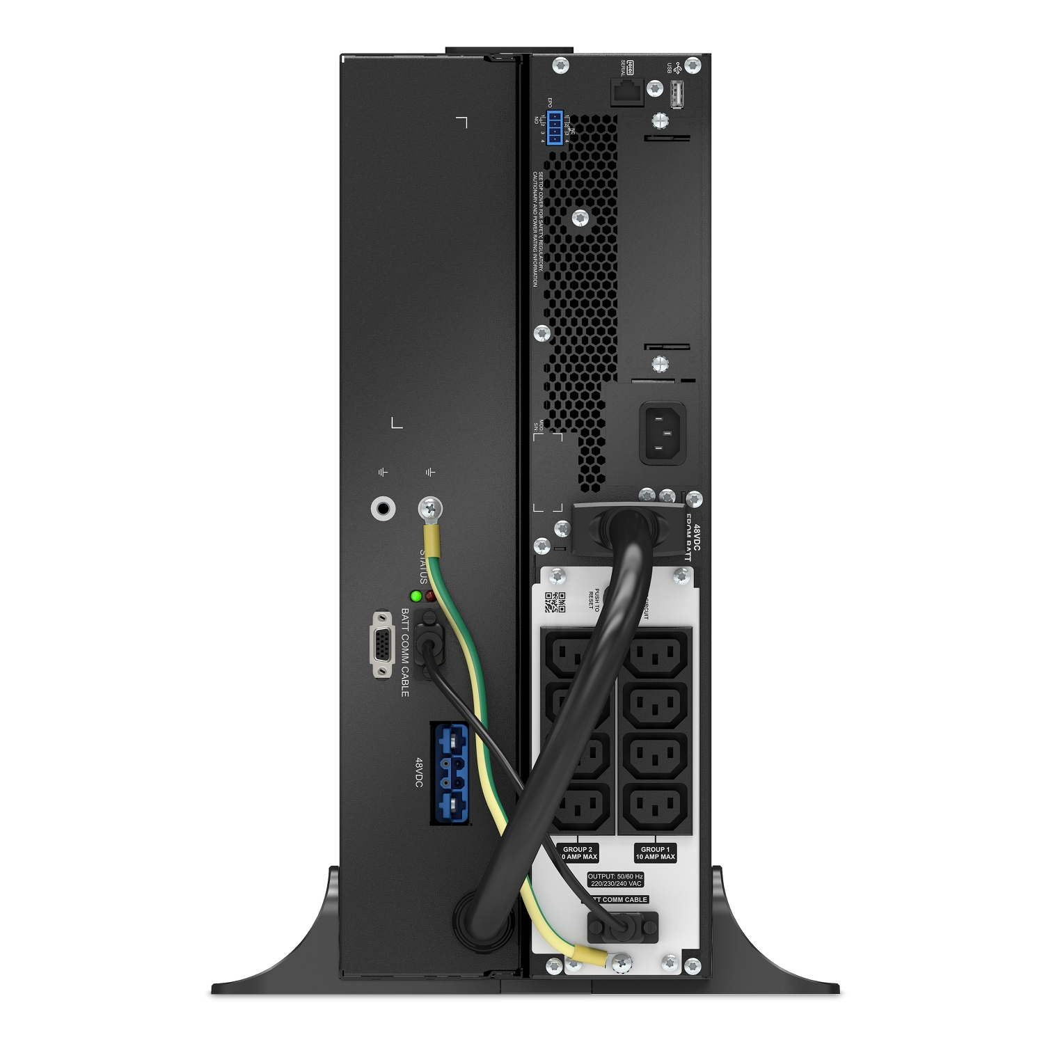 Server, Spannungsversorgung, Rackmontage, Kabel, I/O-Panel