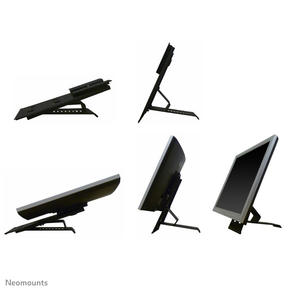 Neomounts Monitor-Tischhalterung - Freistehend - 10 kg - 25,4 cm (10 Zoll) - 68,6 cm (27 Zoll) - 100 x 100 mm - Schwarz