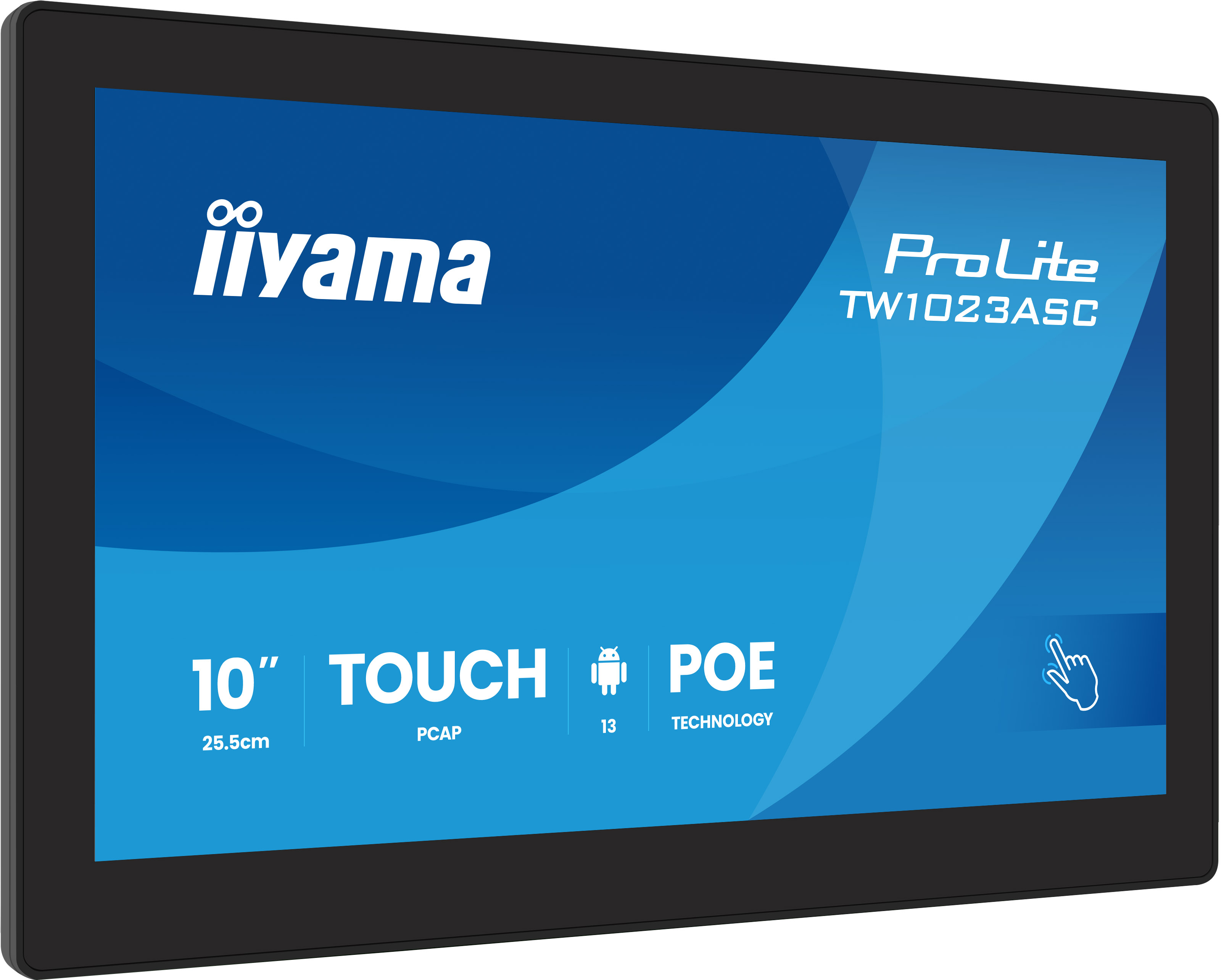10 Zoll, Touchscreen, PCAP, PoE, Tablet