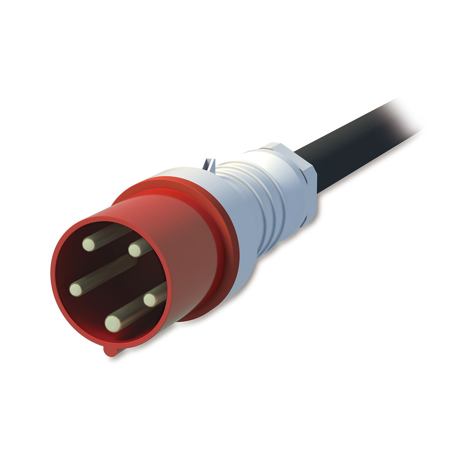Stecker, Dreipin, Steckerbild, Industriestecker, Kabelende