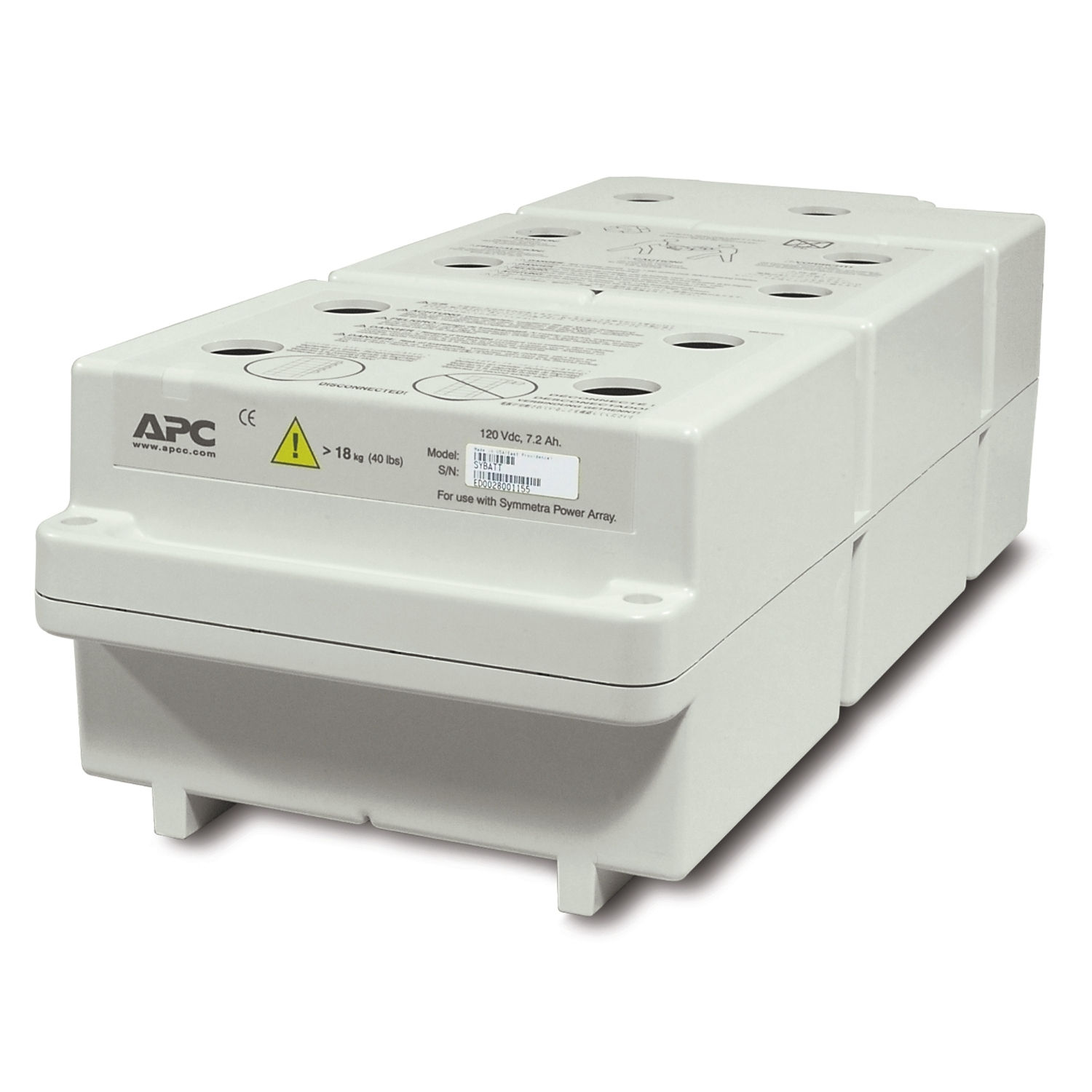 DC Batterie, USV-Modul, weißes Bauteil, elektrisch Bauteil, APC-Label