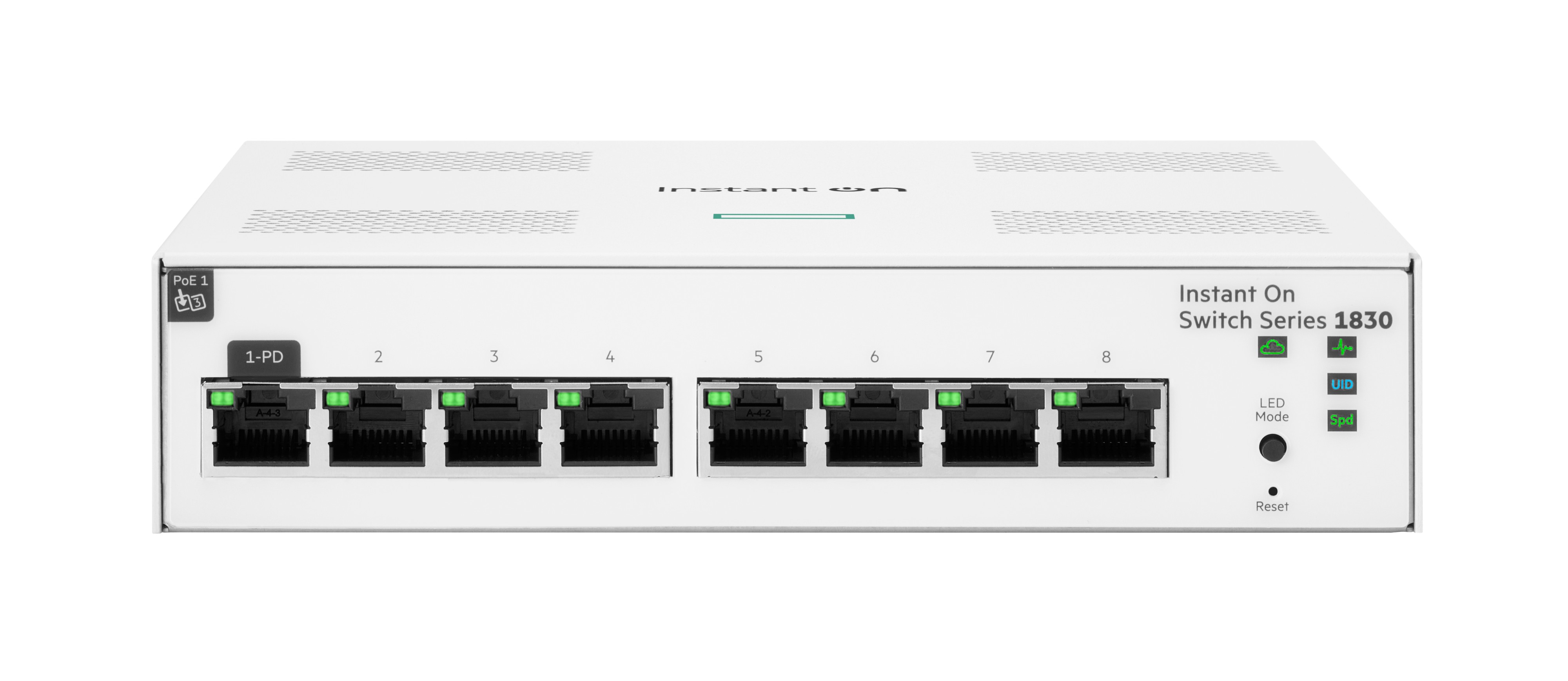 HPE Switch JL810A Networking Instant On 1830 8G Switch Elektronik, Hardware, Nabe, Elektrisches Gerät, Schalter