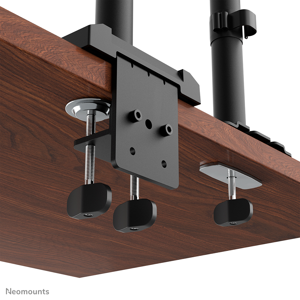 Gitarrenhalterung, Klemm- system, Holzträger, Schwarze Knöpfe, Befestigungsm hardware