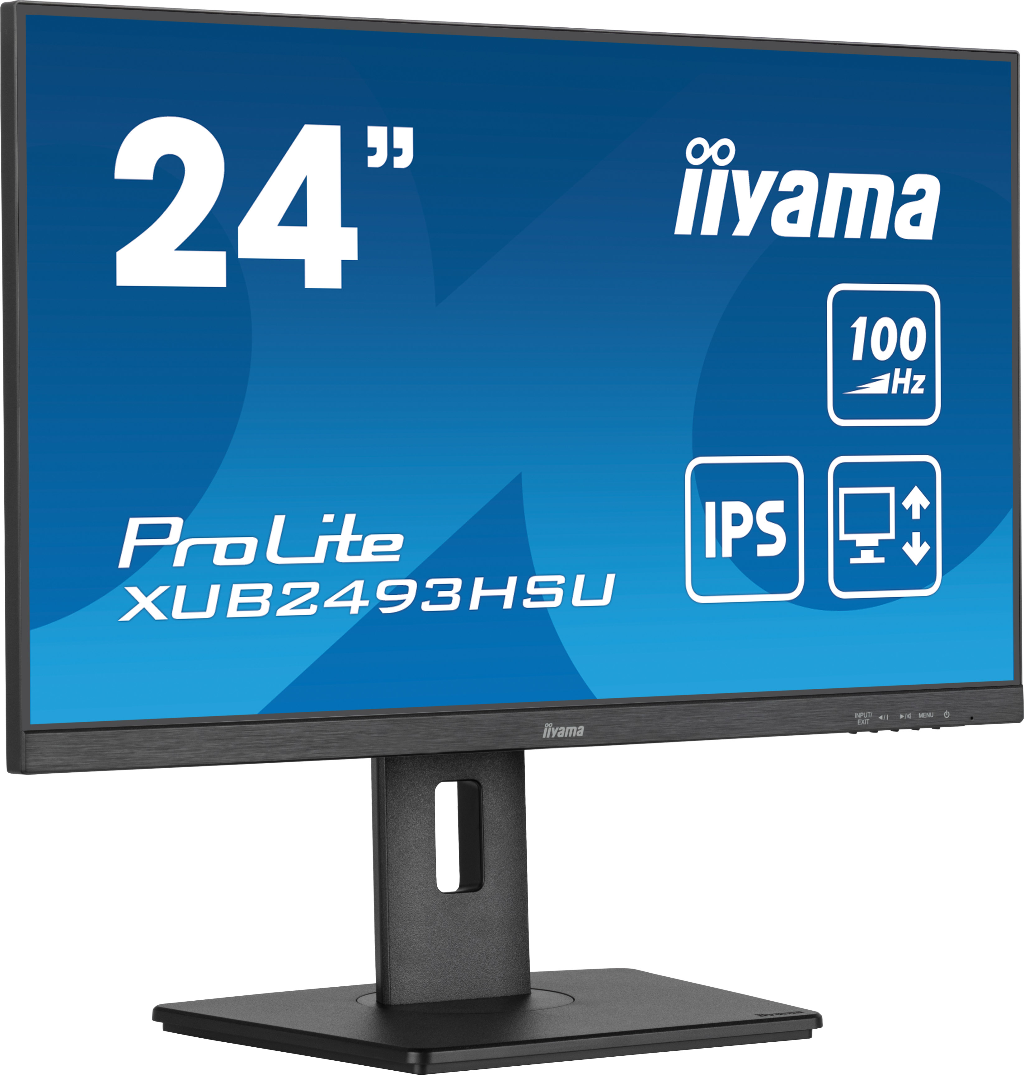 Monitor, 24 Zoll, IPS, HDMI, Verstellbarer Stand