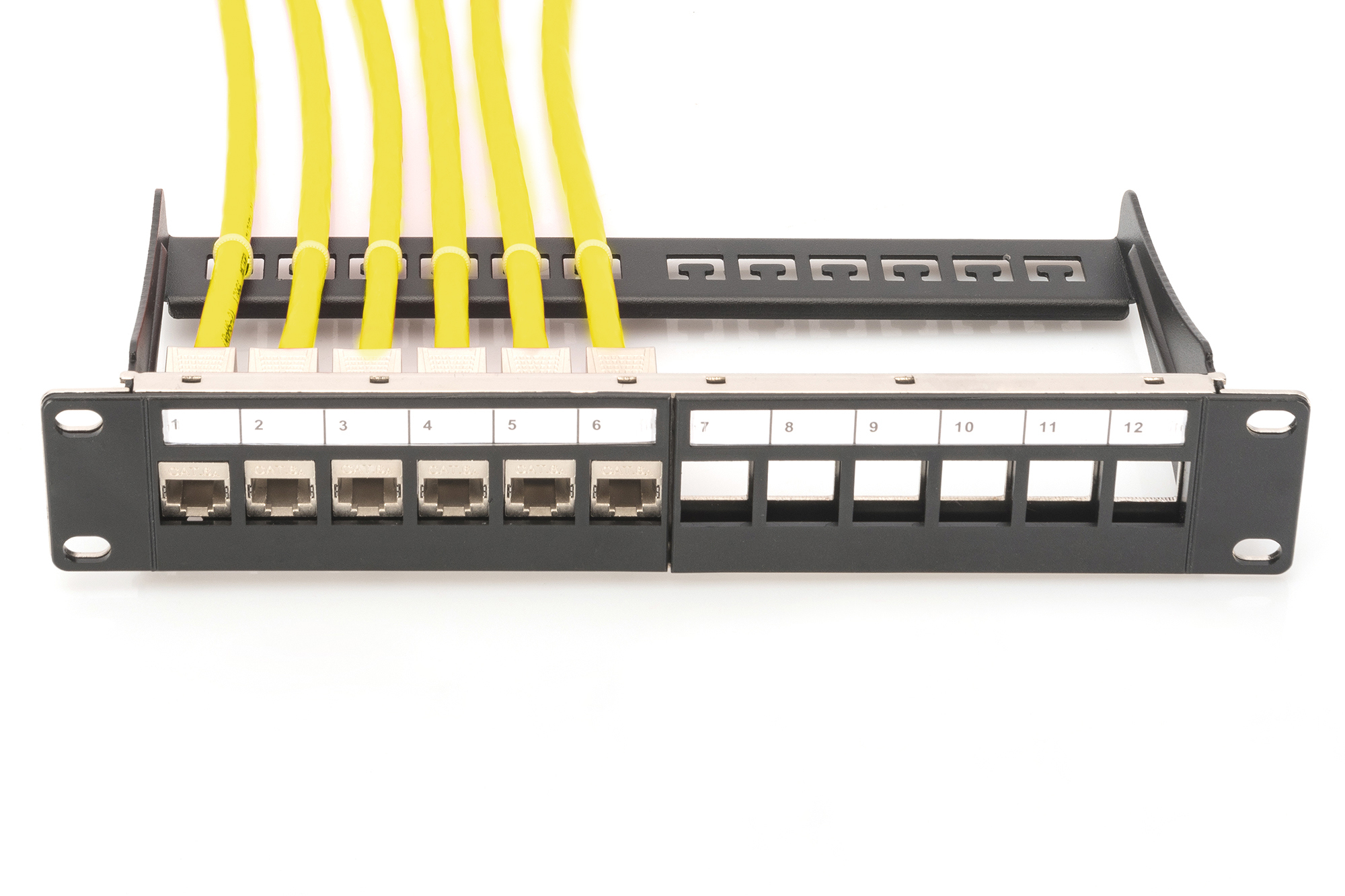 Patchpanel, Netzwerkpanel, RJ45, Kabel, Patchpanel