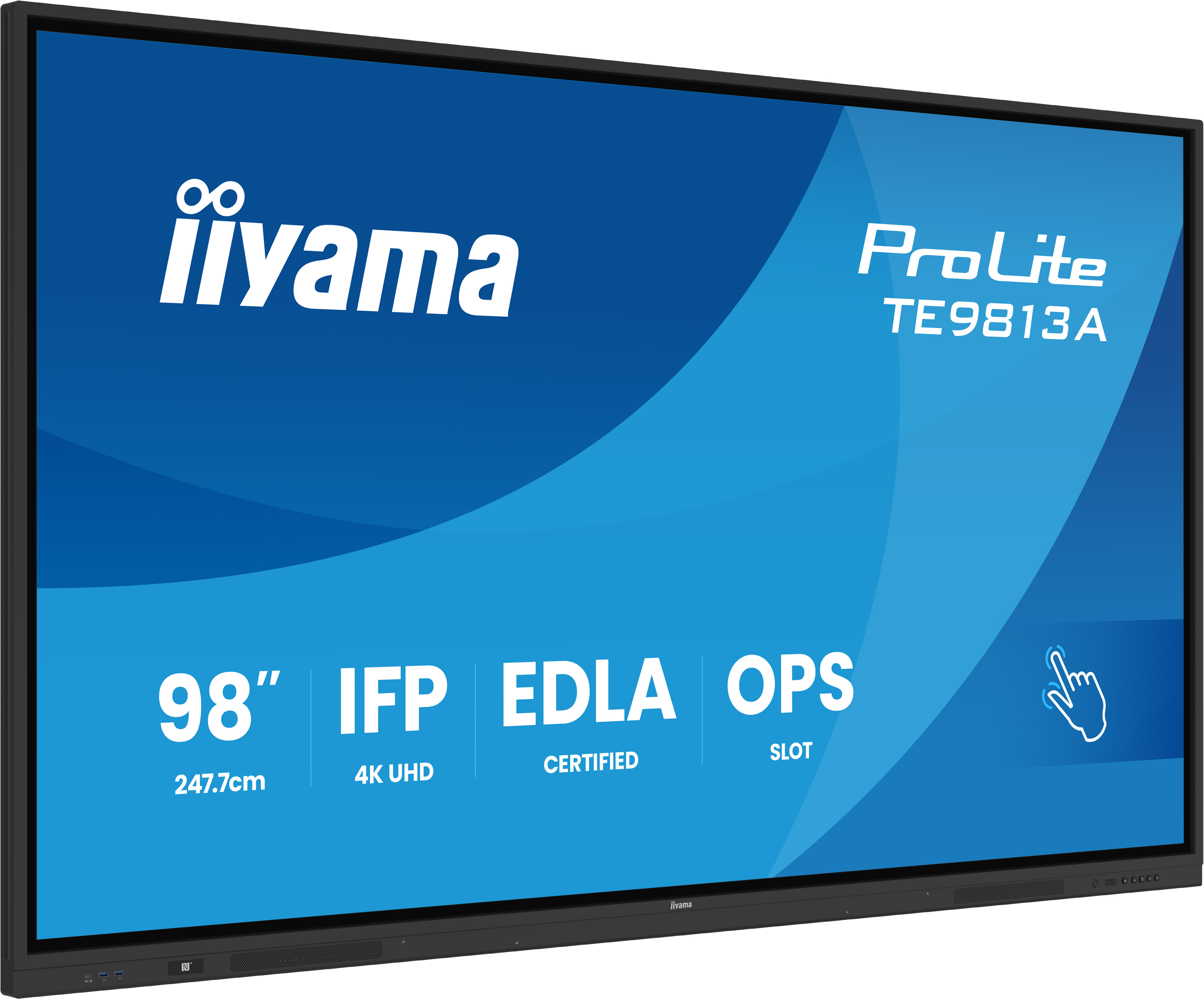 IIYAMA LFD ProLite TE9813A-B1AG Computerausrüstung, Überwachen, Bildschirm, FERNSEHER