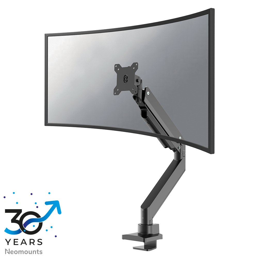 Monitorarm, Gasfeder, Curved Monitor, Desk Mount, Articulating Arm