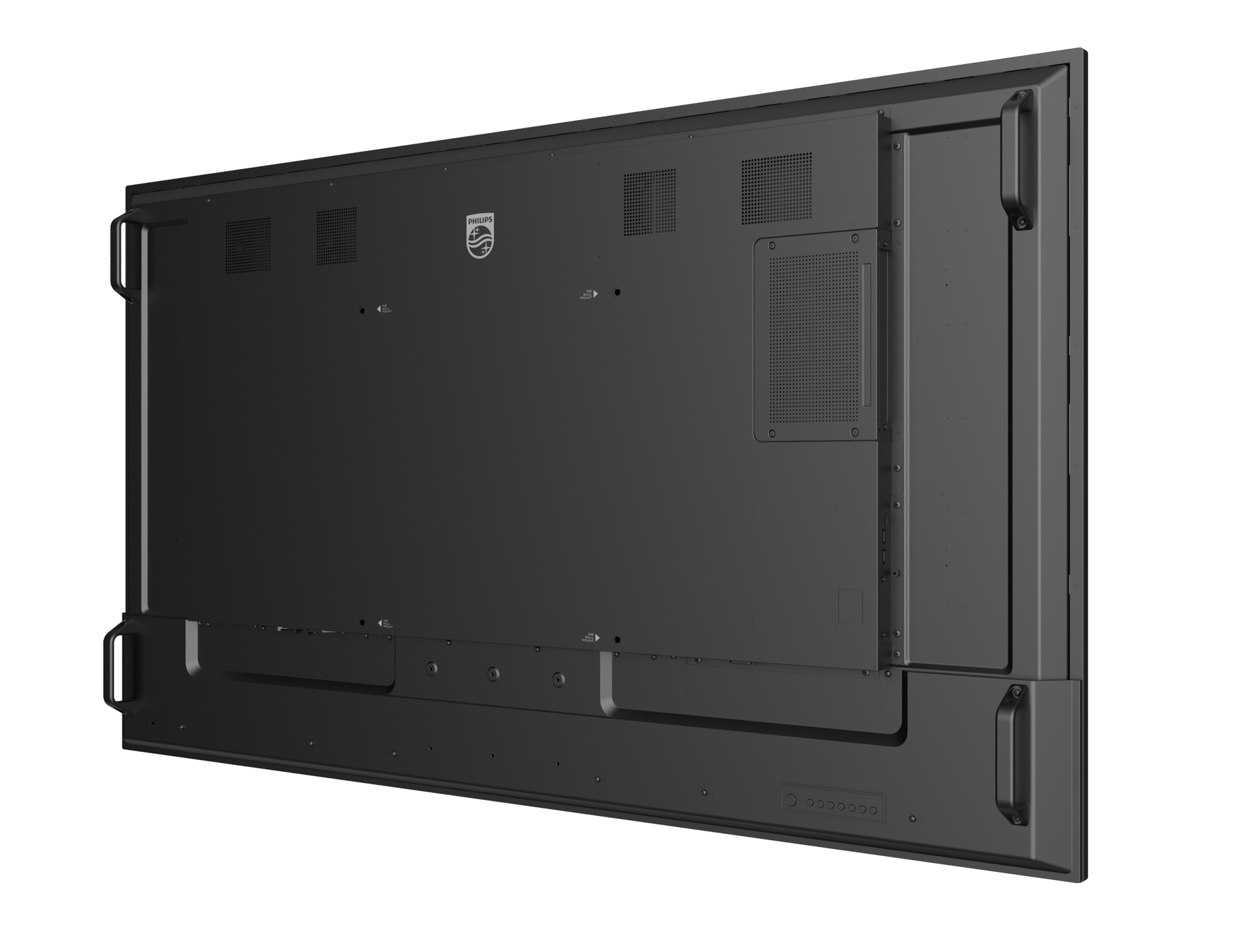LED-Fernseher, Rückseite des Fernsehers, VESA-Halterung, Gehäuse, Anschlüsse