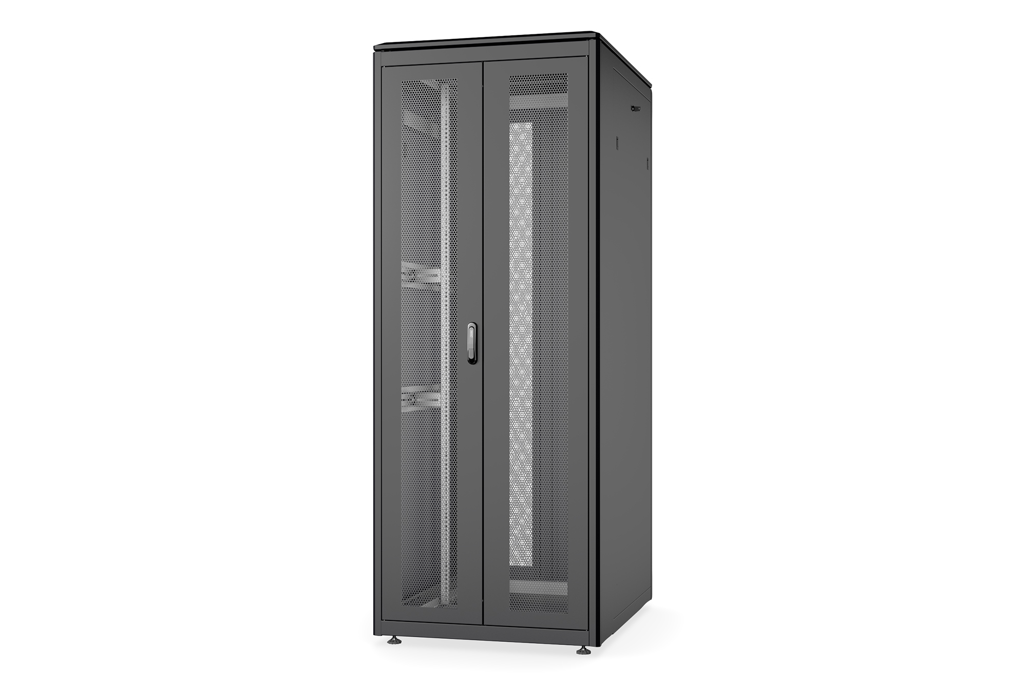 DIGITUS DN-31128-B Netzwerkschrank 42HE 2053x800x1000 mm, Farbe Schwarz