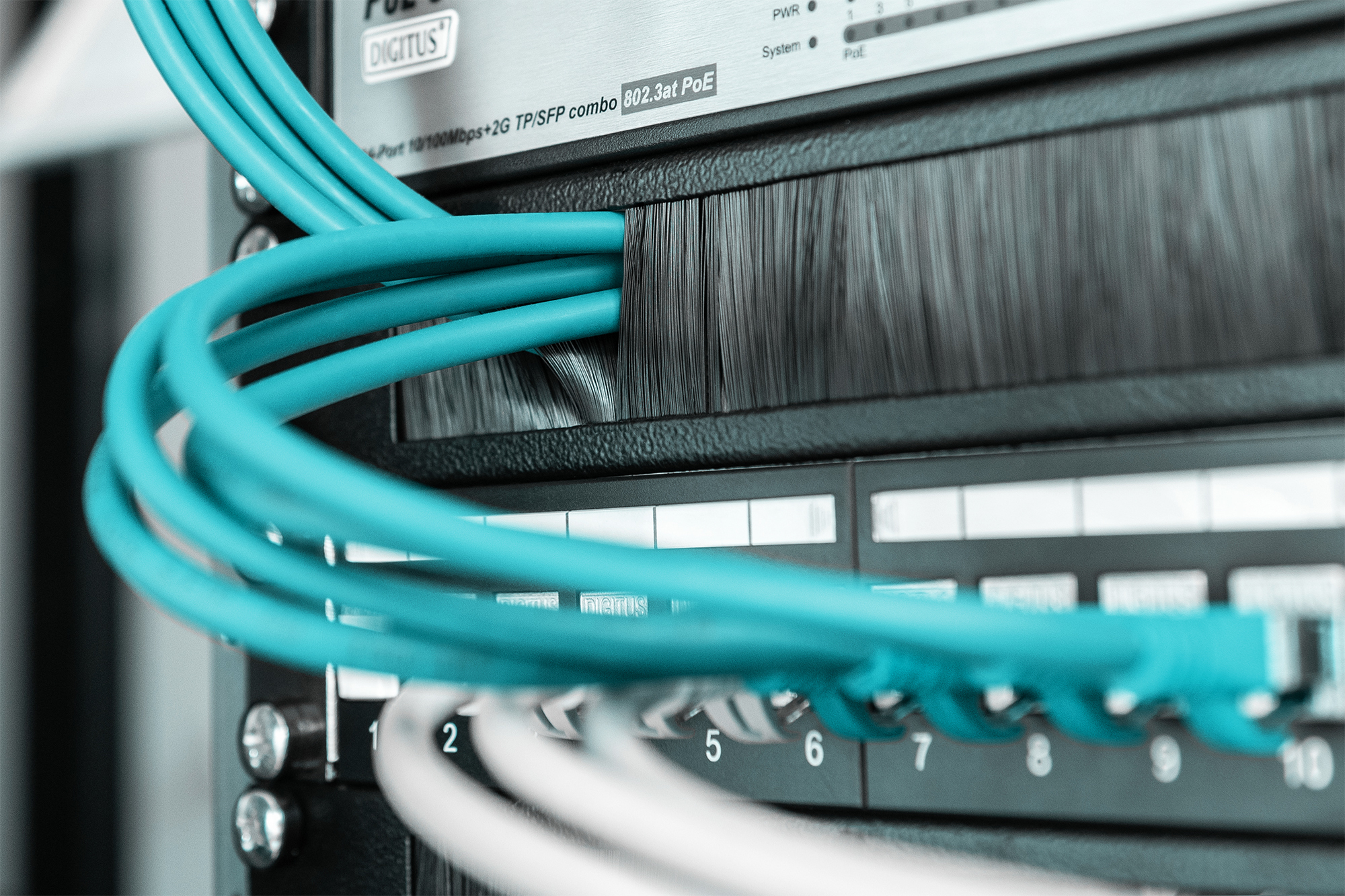 Netzwerkkabel, Ethernet, Patchkabel, RJ45, Switch