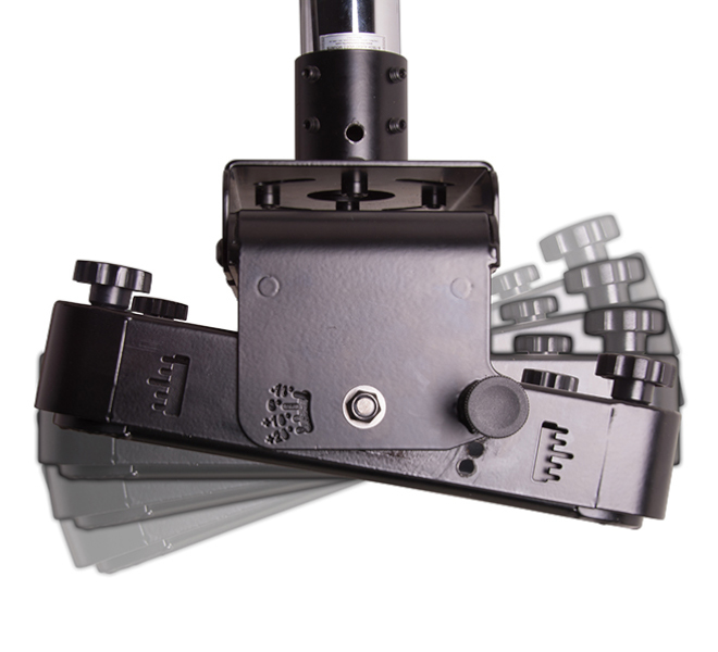 B-TECH SYSTEM 2 - Heavy Duty Projector Ceiling Mount with Micro-adjustment - 1.5m Ø50mm Pole BT893-FD150/BC