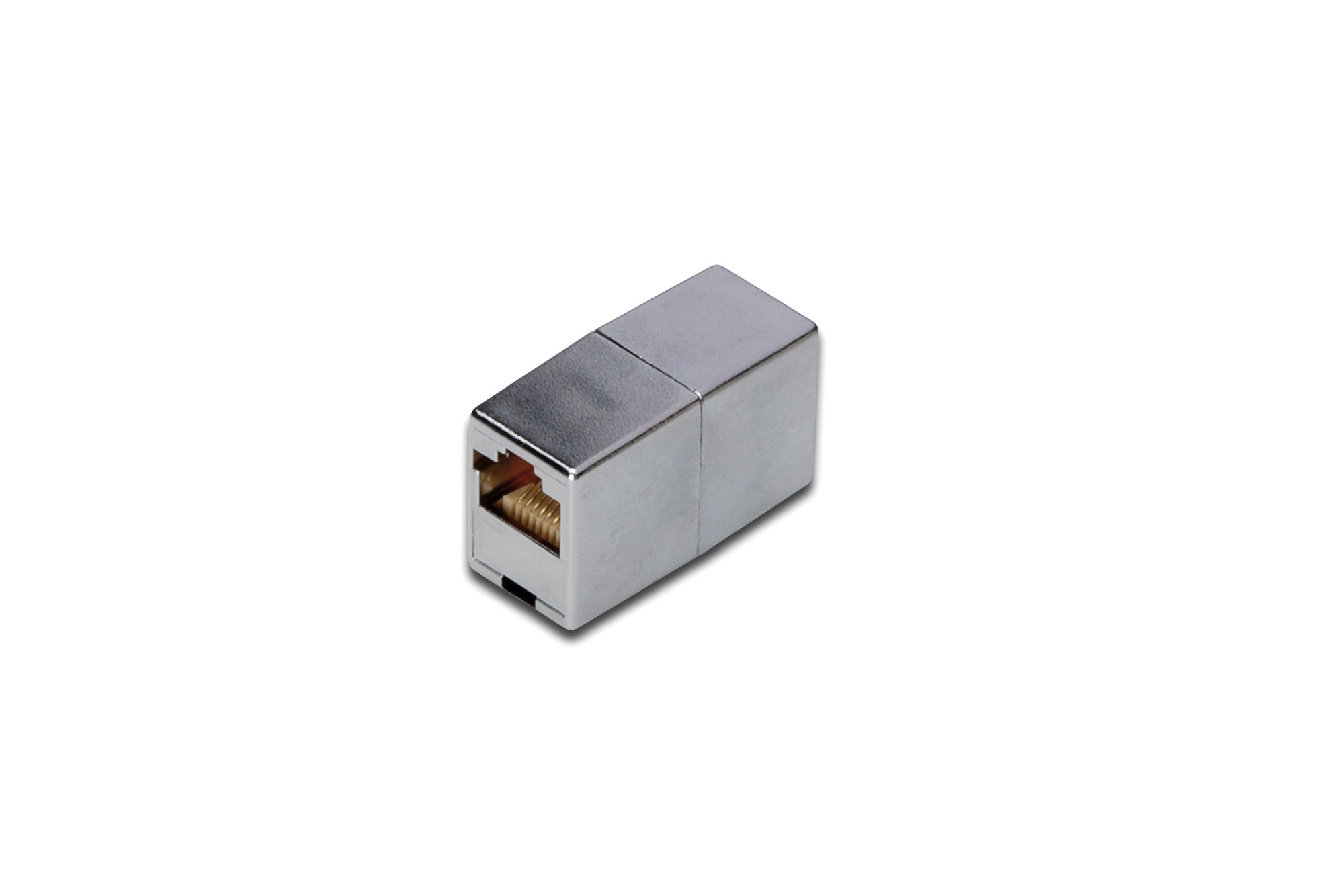 RJ45, Kabelverbinder, Netzwerkstecker, Metallgehäuse, Kupferkontakt