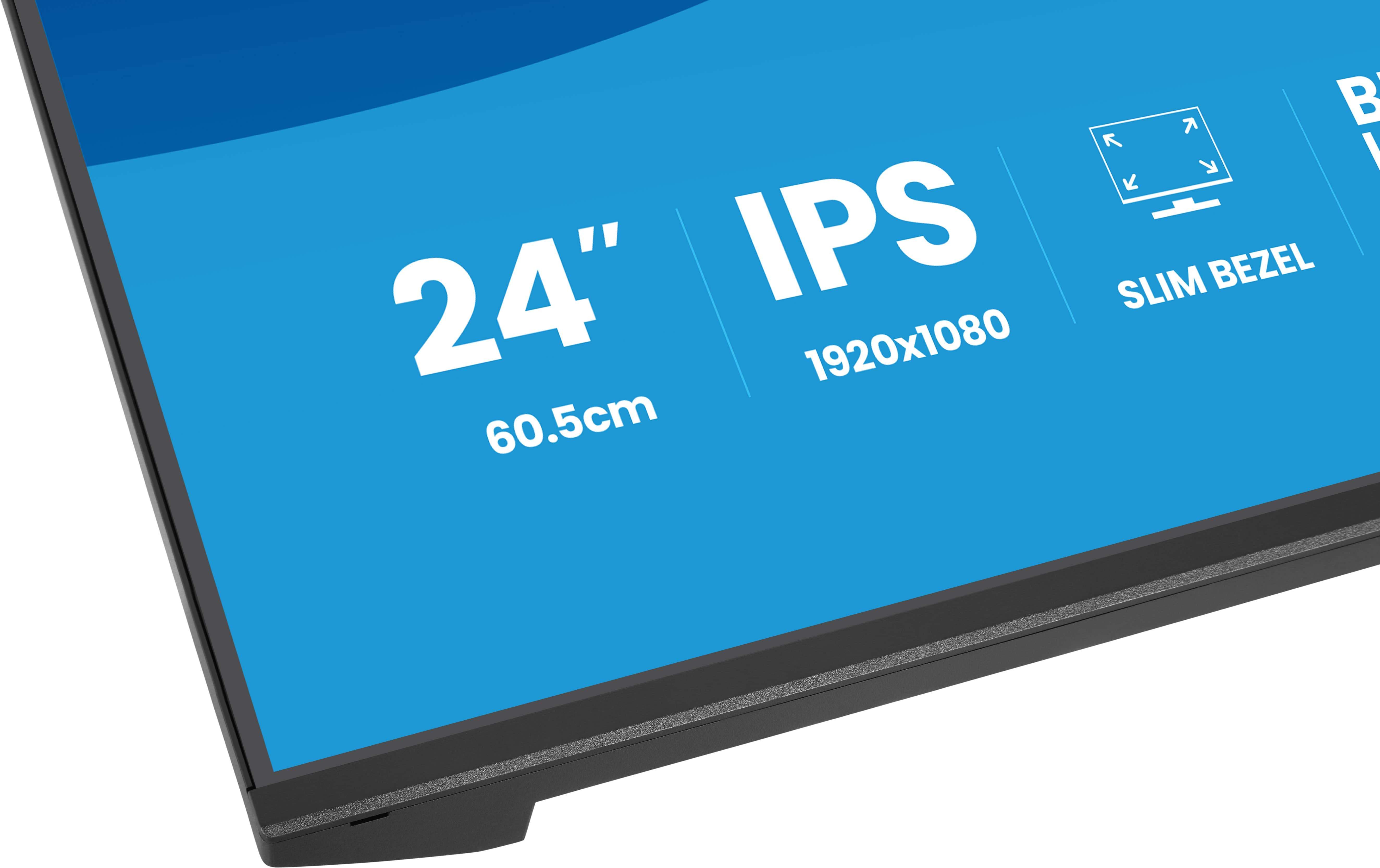 24, IPS, Monitor, LED, Bezel
