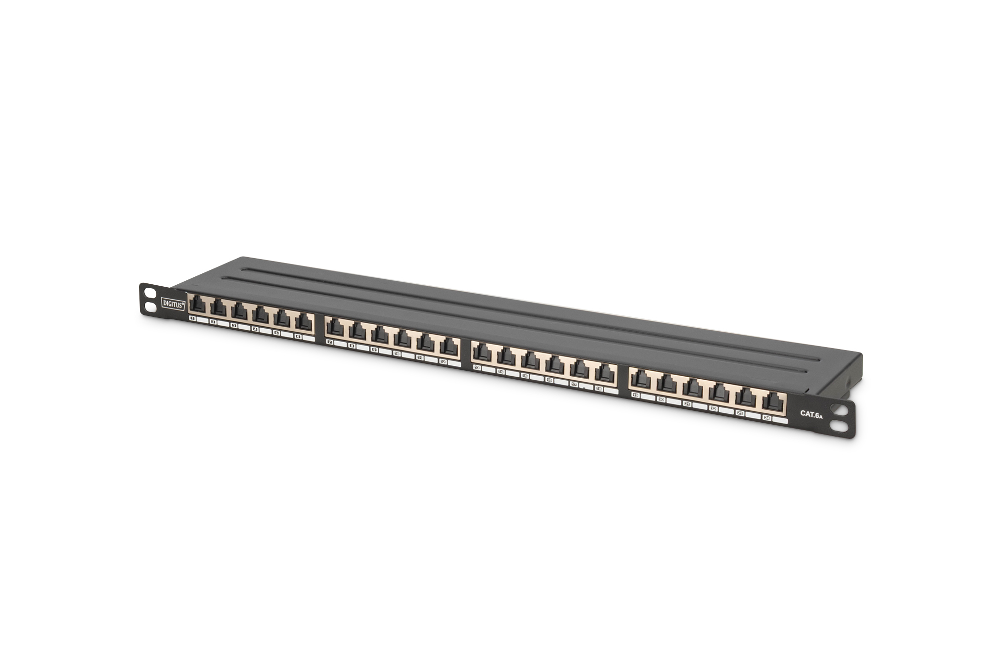 DIGITUS DN-91624S-SL-EA CAT 6A, Klasse EA High Density Patch Panel, geschirmt Elektronik, Hardware, Computerausrüstung