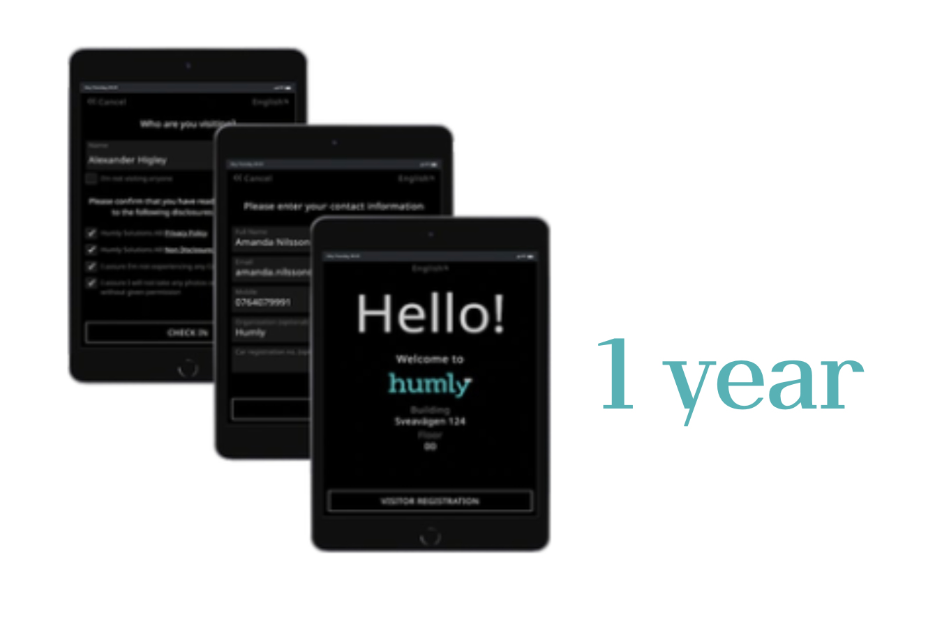 smartphone, mobile, Bildschirm, Hello!, humly