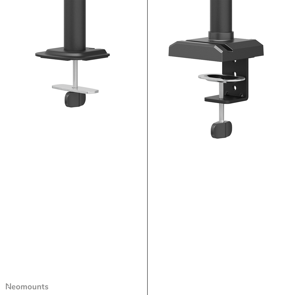 Monitorständer, Clamp, Verstellbar, Schraube, Kabelmanagement