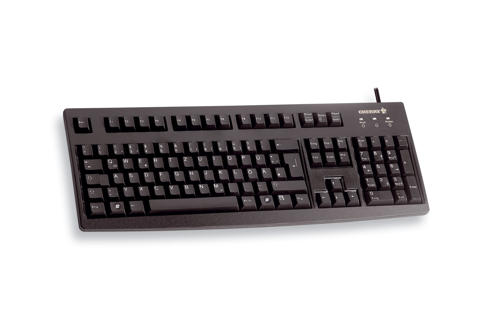 Cherry Tastatur (G83-6105LUNDE-2) USB schwarz