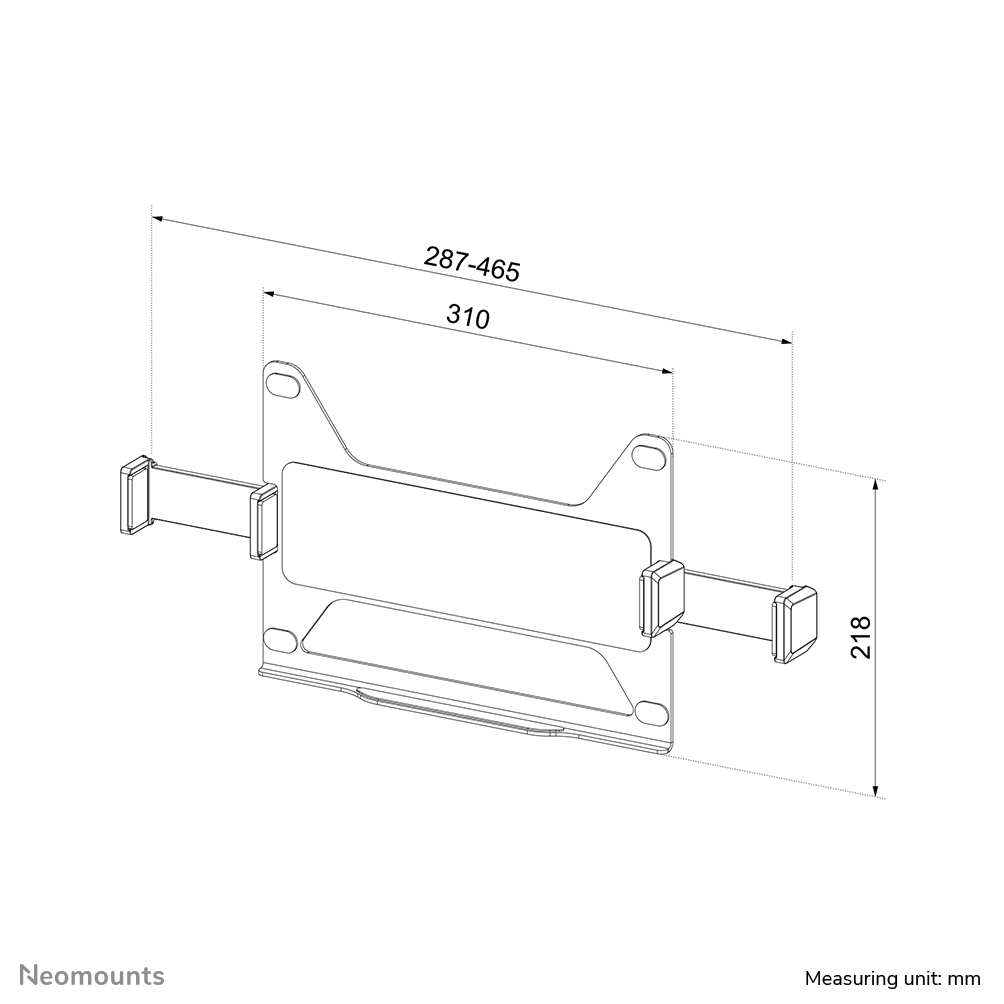 Neomounts Laptop desk holder 11.6"-17.3"