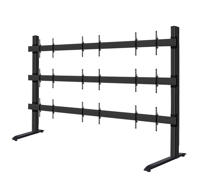 B-TECH SYSTEM X - 163 inch LG LSAC LED Bloc Ultimate Freestanding Videowall Display BT9370-LG-LSAC-3X3/BB B-TECH SYSTEM X - 163 inch LG LSAC LED Bloc Ultimate Freestanding Videowall Display BT9370-LG-LSAC-3X3/BB