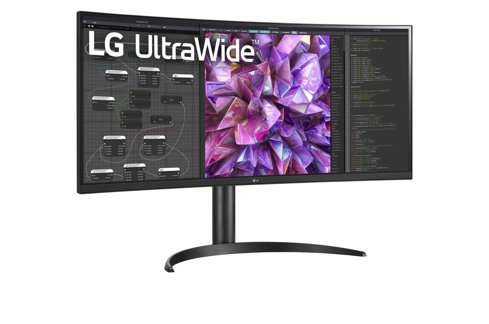 LG Monitor  34" 34WQ75X-B UltraWide Curved QHD HDMI USB DP IPS 21:9 b