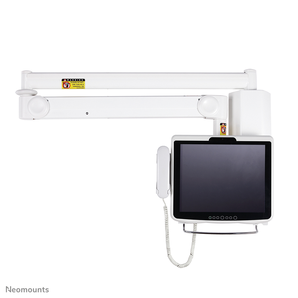 Neomounts Medizinische Wandhalterung - 12 kg - 25,4 cm (10 Zoll) - 81,3 cm (32 Zoll) - 100 x 100 mm - Höhenverstellung - Weiß