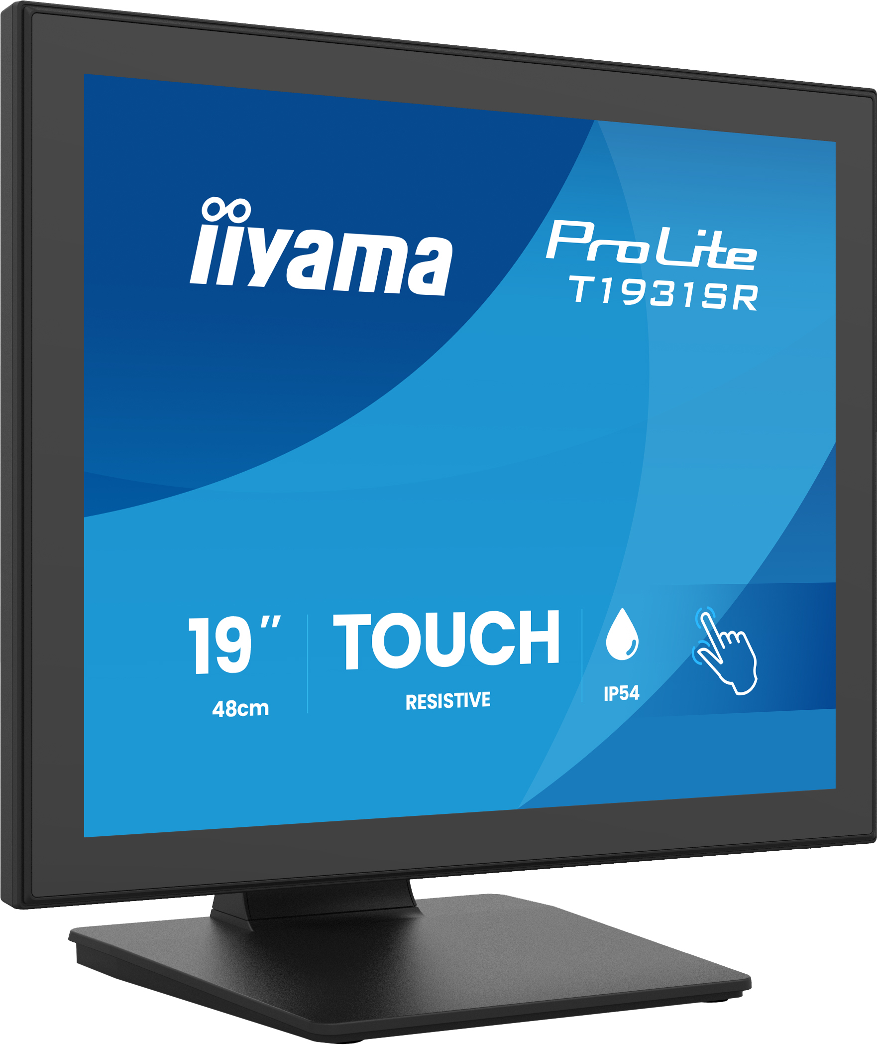 Monitor, 19 Zoll, Touchscreen, Resistiv, IPS
