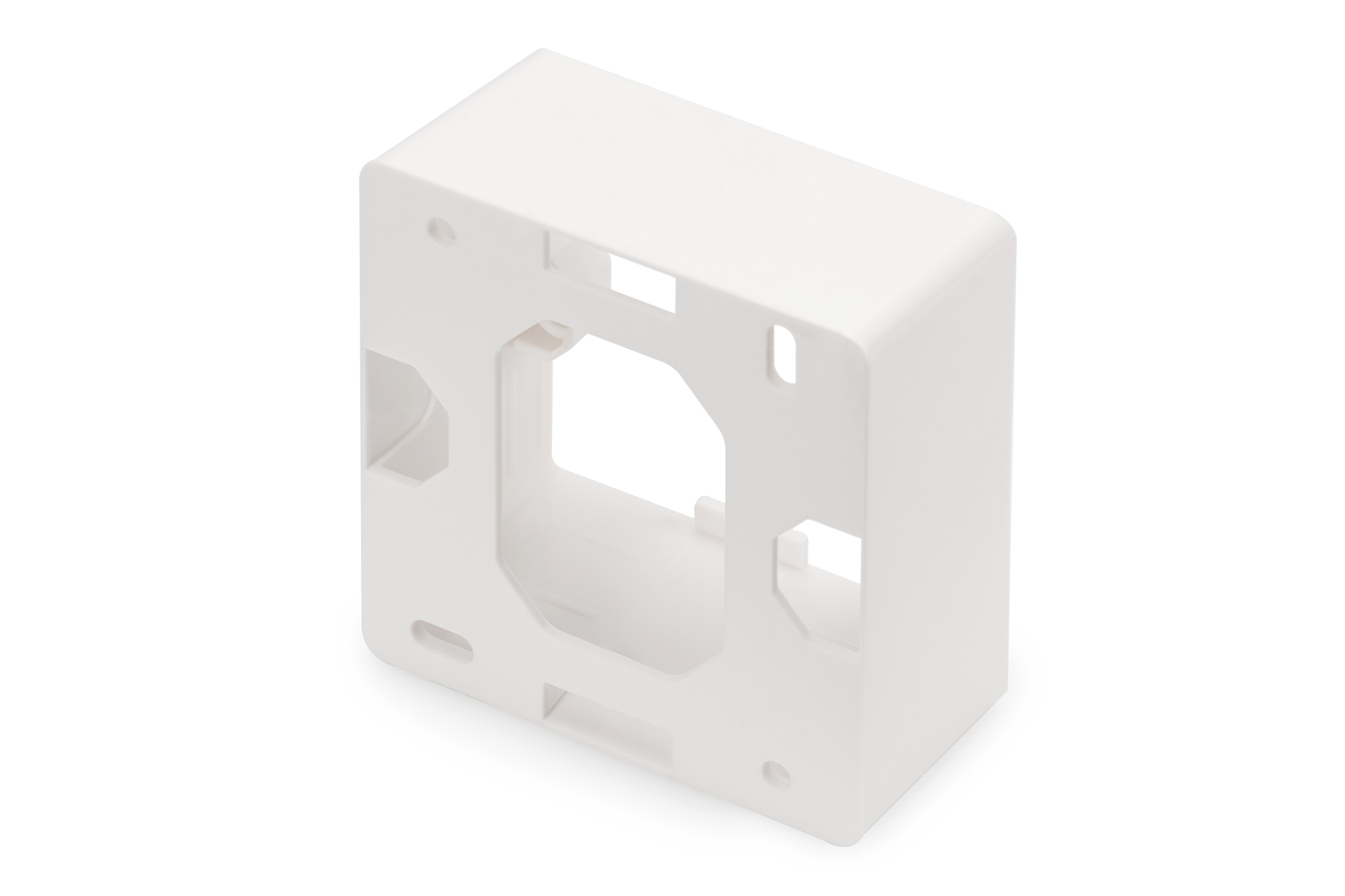 DIGITUS DN-93803 Aufputzrahmen für Keystone Leerdosen 80x80 mm, Deutscher Typ DIGITUS DN-93803 Aufputzrahmen für Keystone Leerdosen 80x80 mm, Deutscher Typ