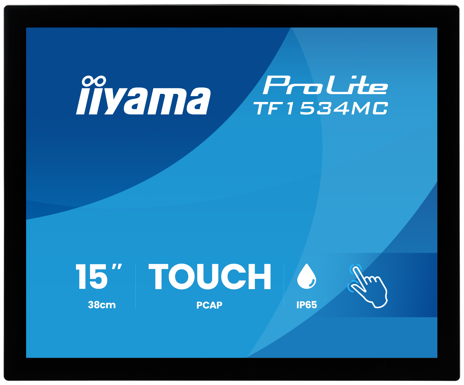 15 Zoll, Touch, PCAP, IP65, Monitor