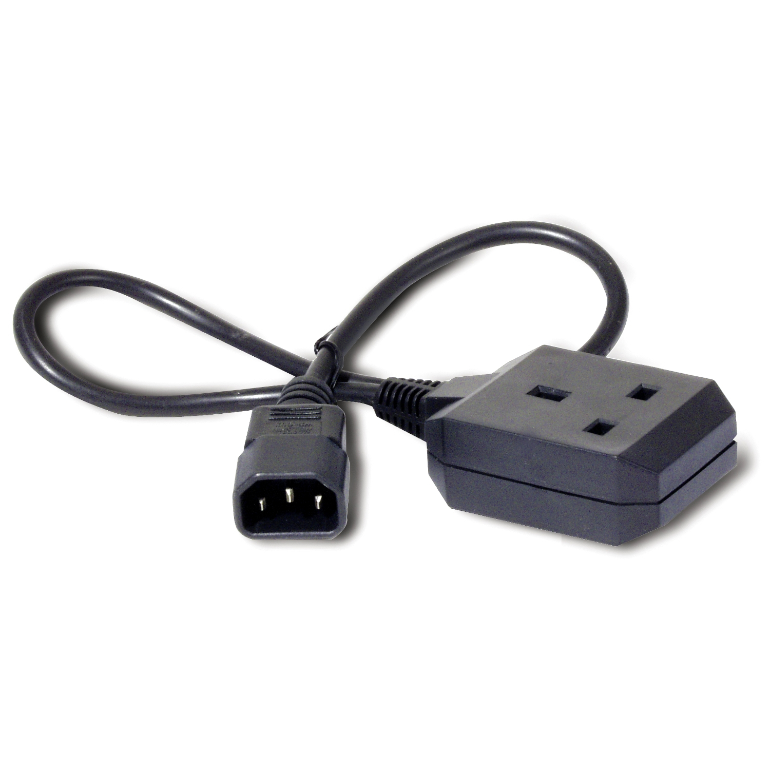 Steckeradapter, Kaltgerätekabel, IEC-C13, 3-polig, Netzteilkabel