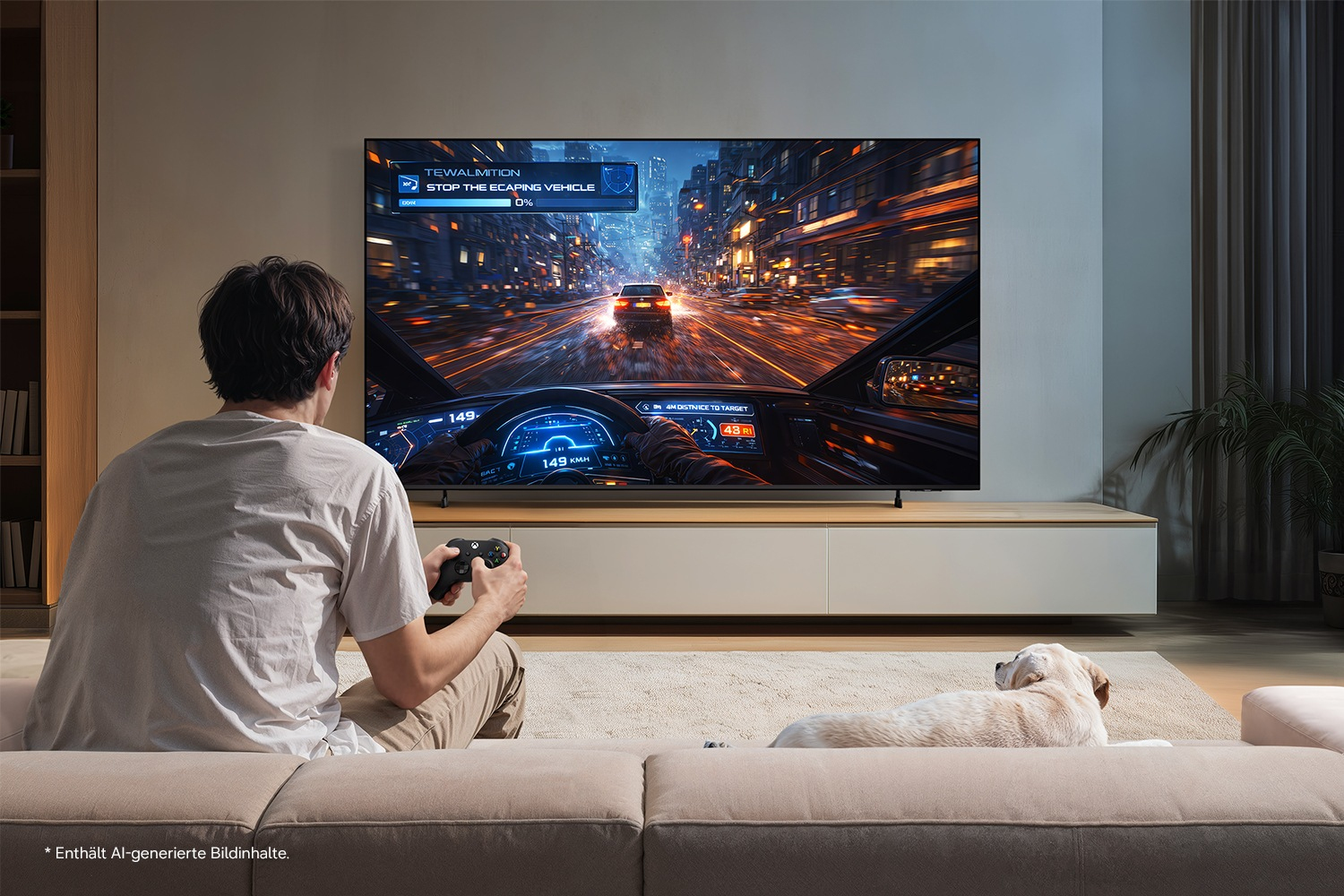 TV, Gaming, Wohnzimmer, 4K, LED