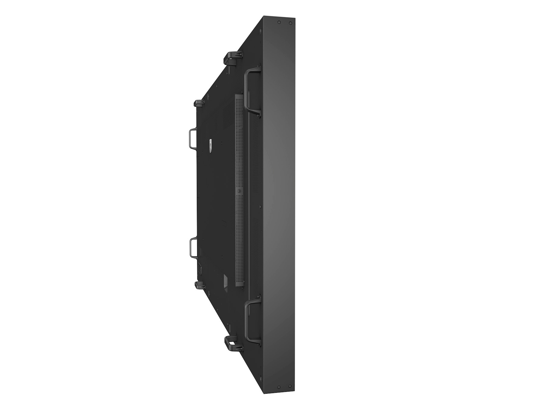 LED-Display, Digital Signage, Flaches Panel, Rückansicht, Belüftete Gehäuse