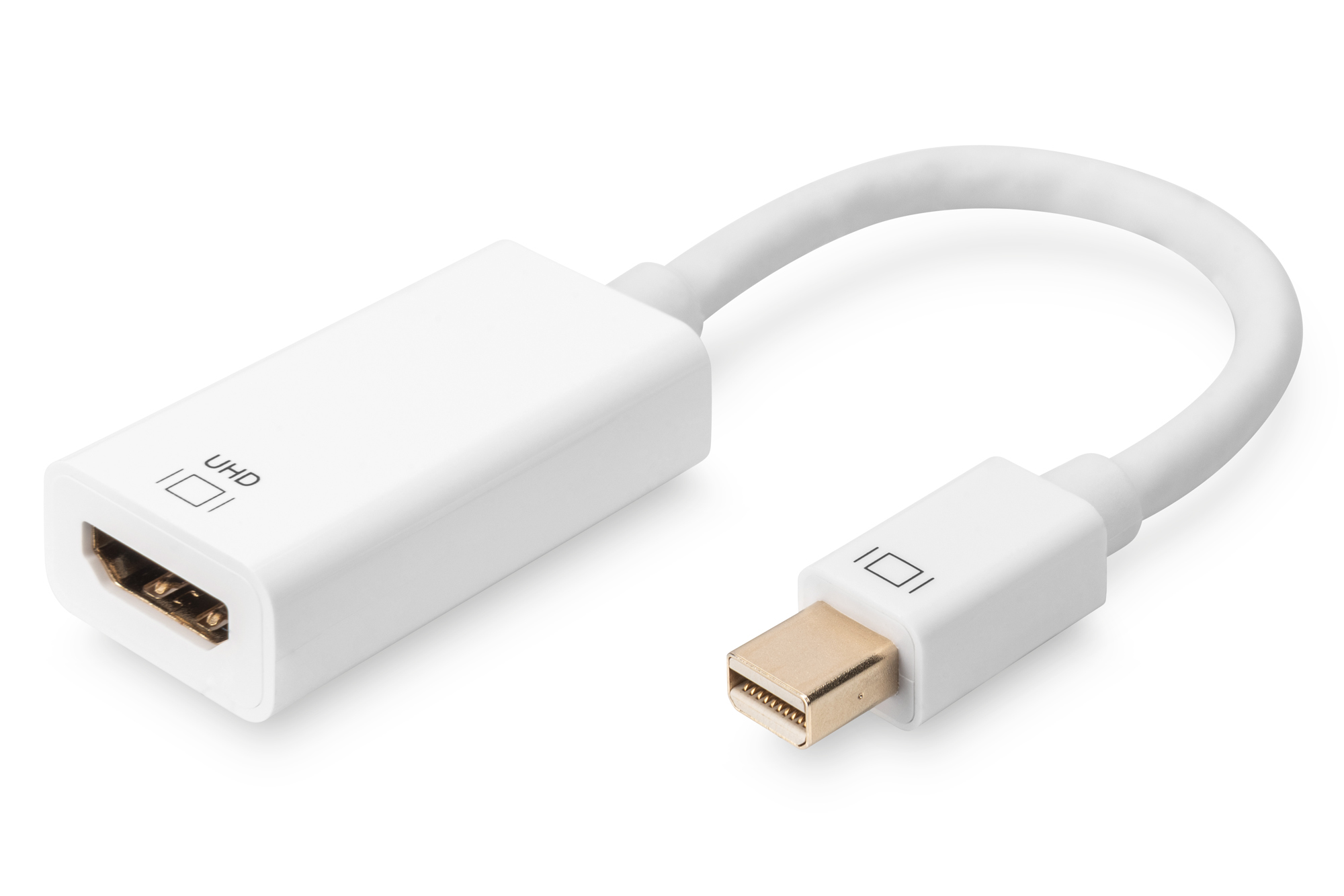 HDMI, Adapter, Weiß, Kabel, Male zu Female